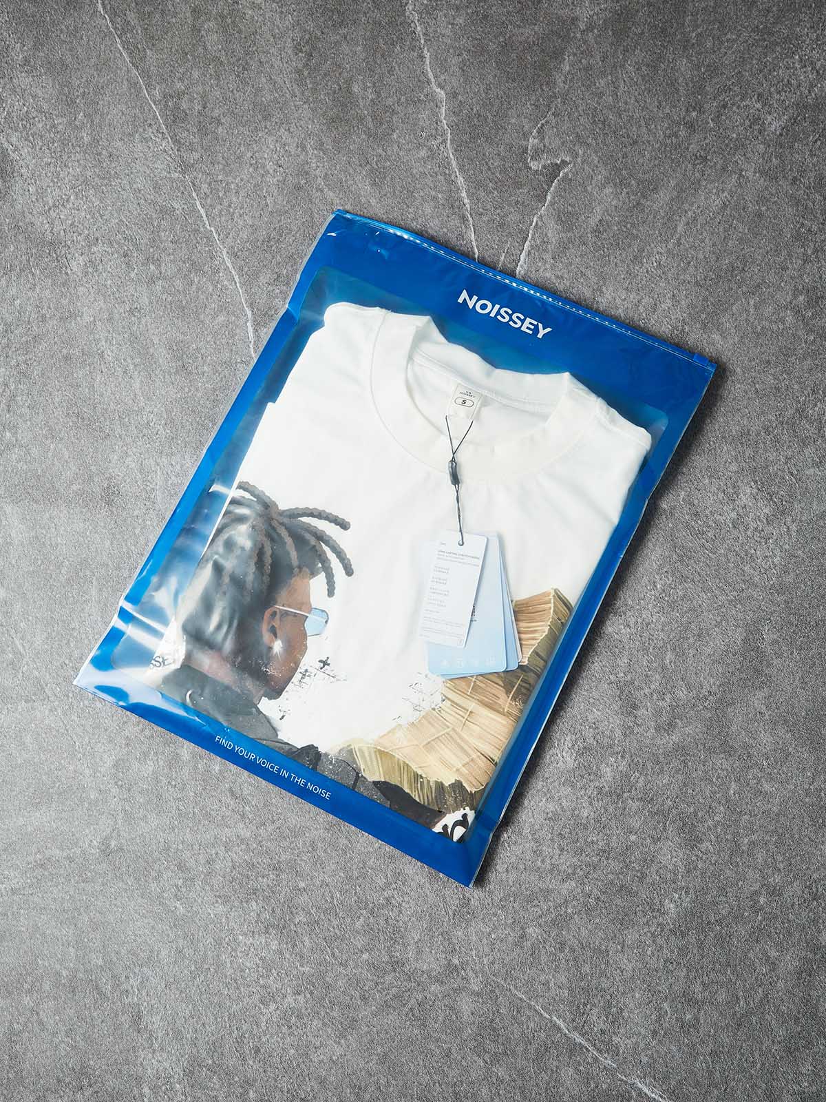 NOISSEY MONEY STACK ART - MULTICOLOR CROSS BOXY TEE