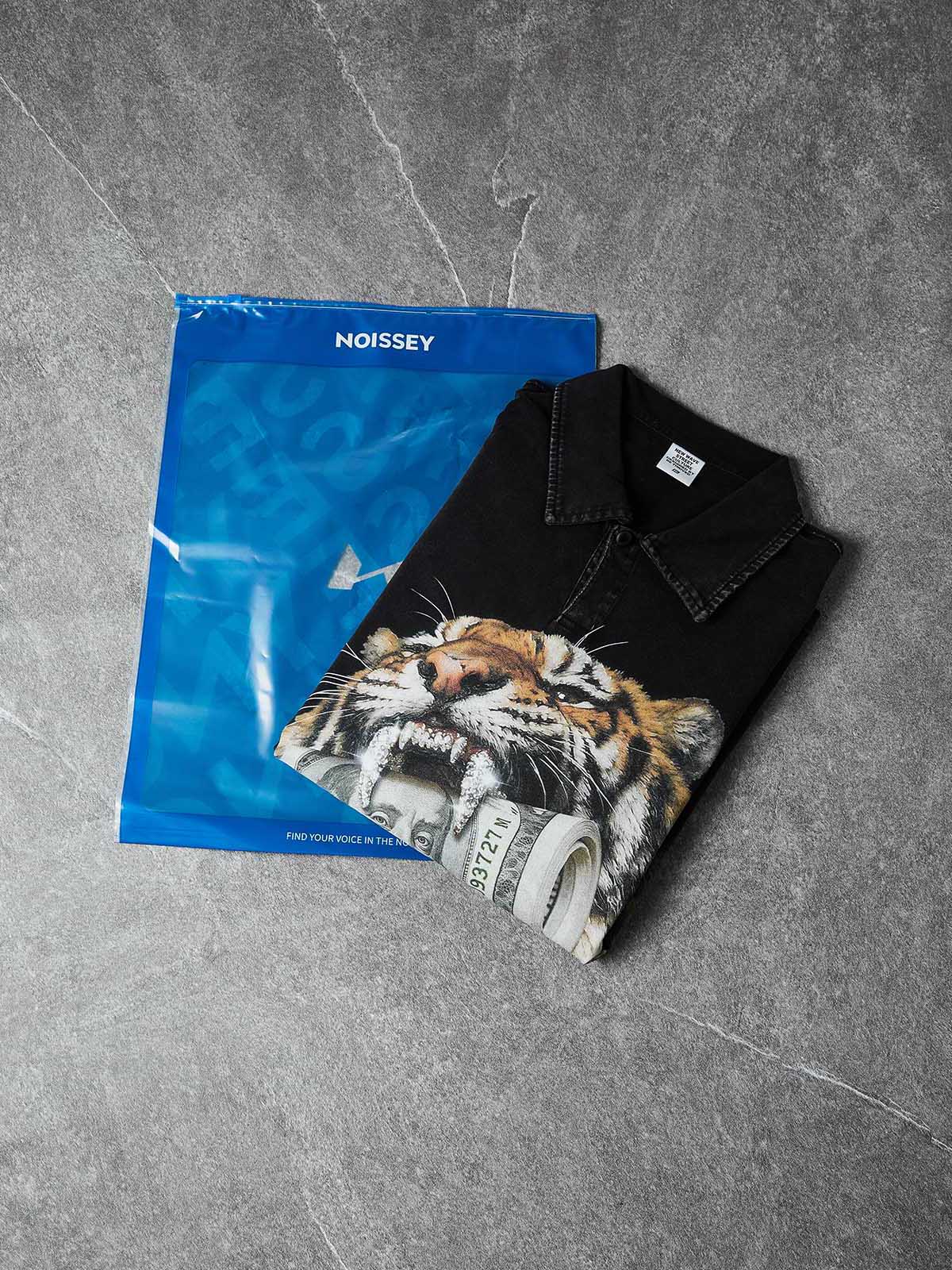 NOISSEY APEX TIGER - ICED OUT CASH BITE ART SHIRT