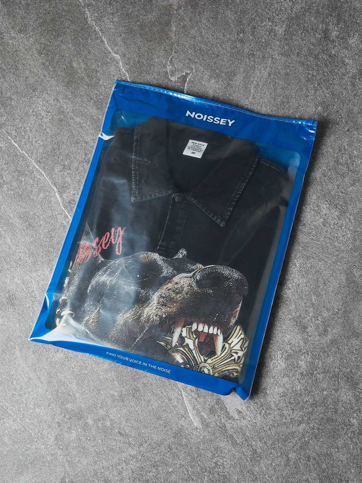 NOISSEY DOBERMAN CRUCIFIX - GET RICH GOLDEN ART SHIRT