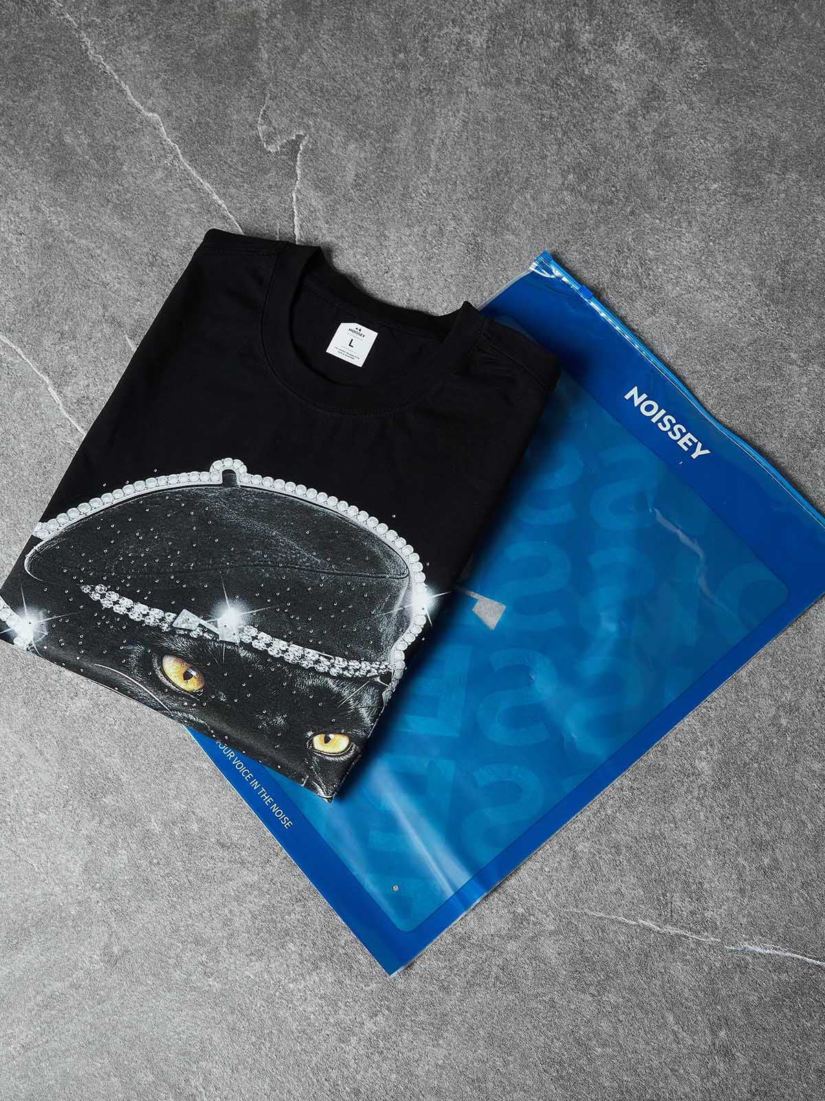 NOISSEY BLACK PANTHER BERET - ICED OUT JEWELRY ART TANK TOP