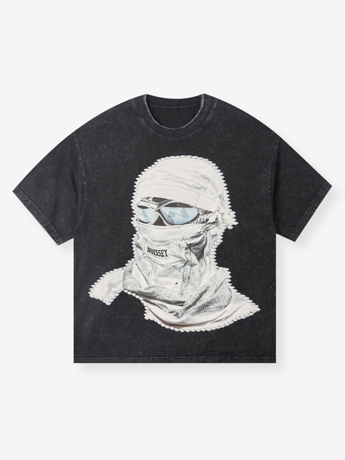 BOUNCE BACK© Desert Storm Shattered Collage Face Mask T-shirt