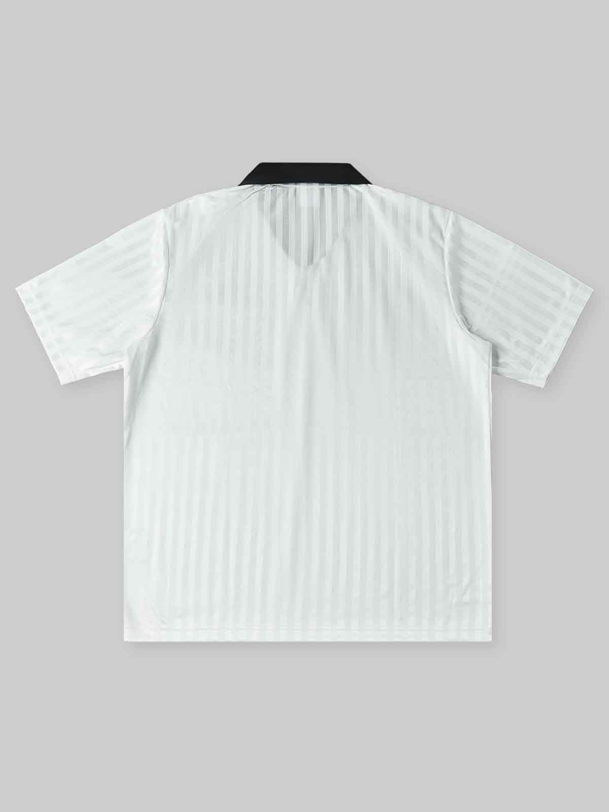 NOISSEY RETRO BLOKECORE 1998 CHROME METAL VICTORY SOCCER JERSEY