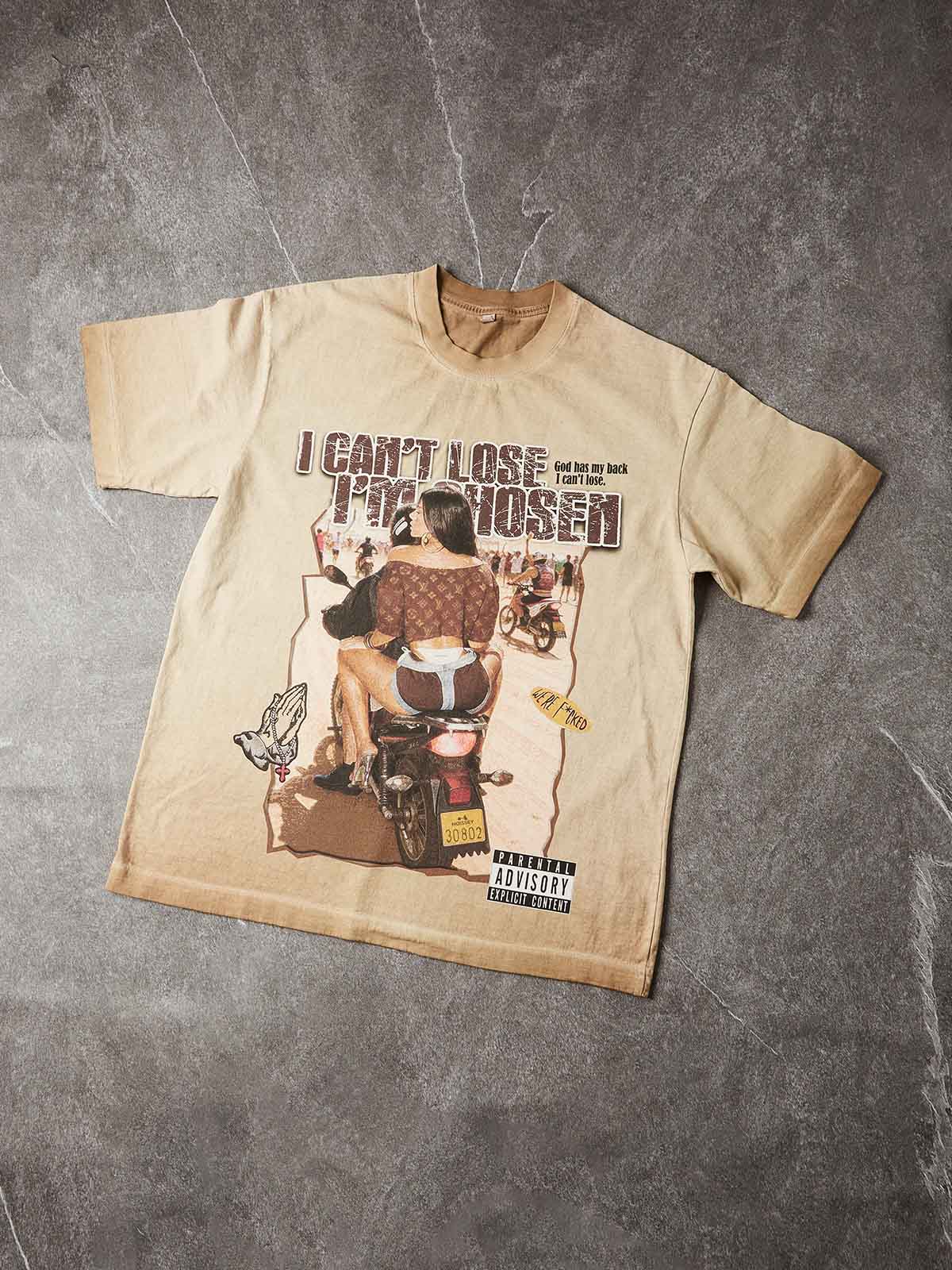 NOISSEY I CAN'T LOSE - CHOSEN ONE MOTO ART TEE