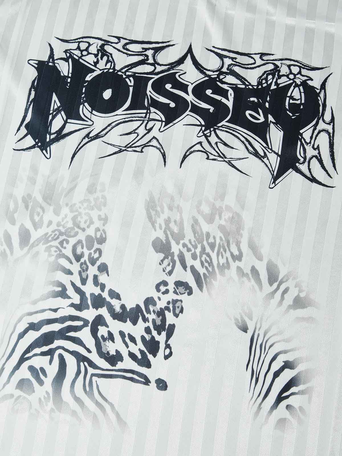 NOISSEY ATHLETIC FIT TRIBAL TOTEM GOTHIC CROSS SOCCER JERSEY