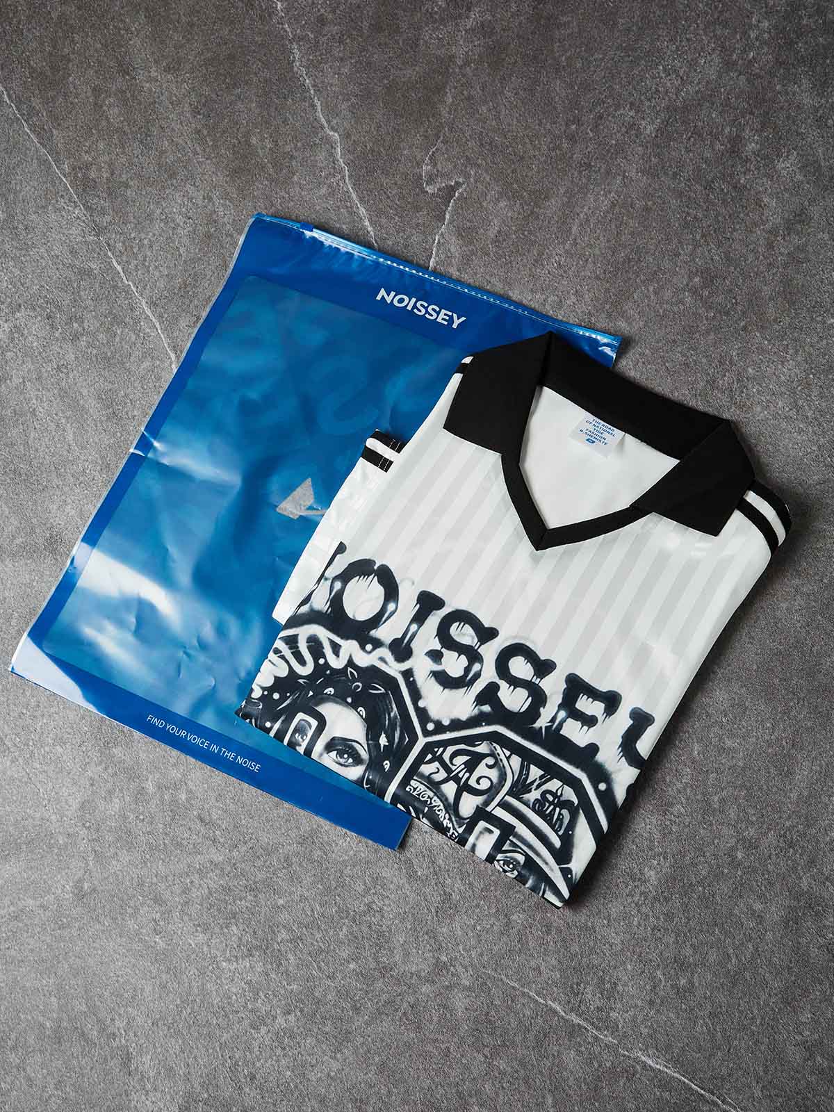 NOISSEY BLOKECORE STYLE CHICANO TATTOO GRAPHIC SOCCER JERSEY 23