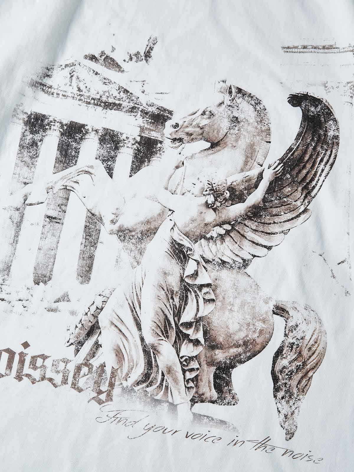 NOISSEY PEGASUS & TEMPLE VINTAGE GRAFT ART PRINT LONG SLEEVE