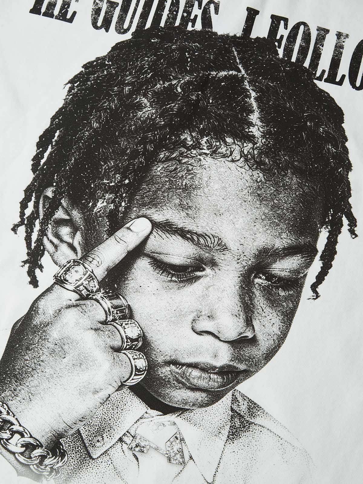 NOISSEY "HE GUIDES I FOLLOW" CHILD PRODIGY ART OVERSIZED T-SHIRT