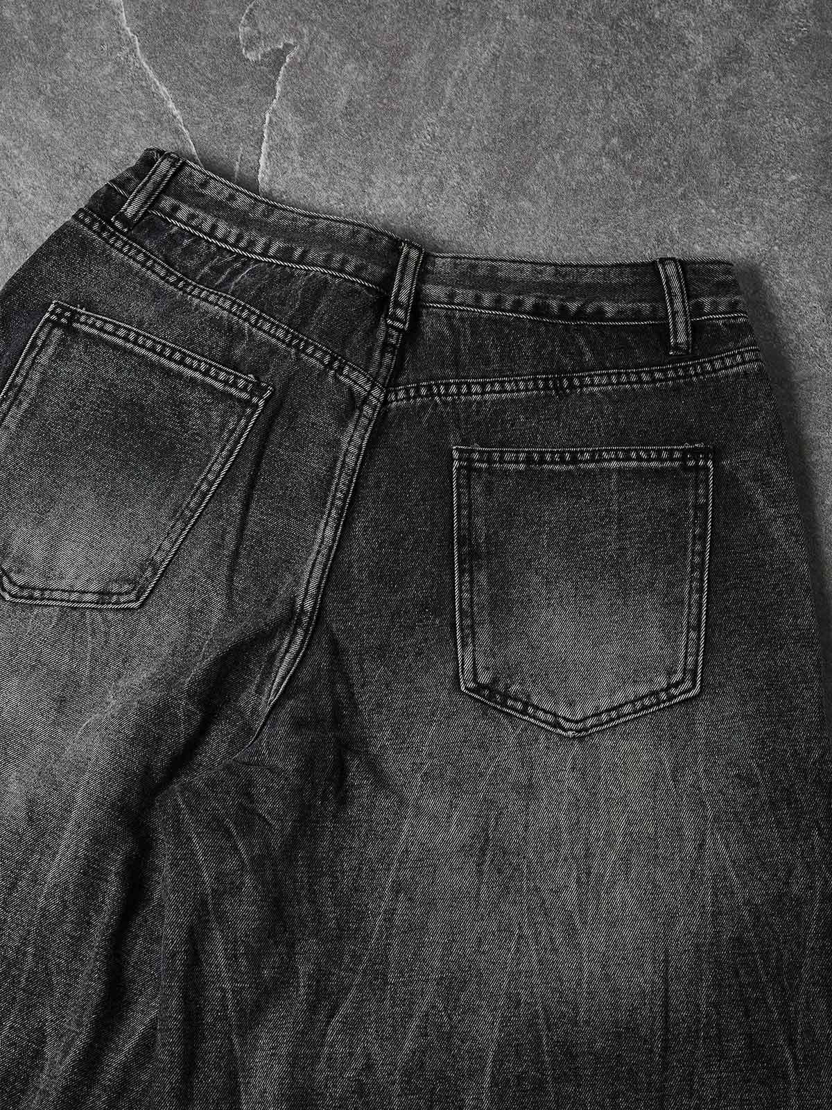 NOISSEY ARCHIVAL WASHED DENIM SHORTS (CHAIN INCLUDED)