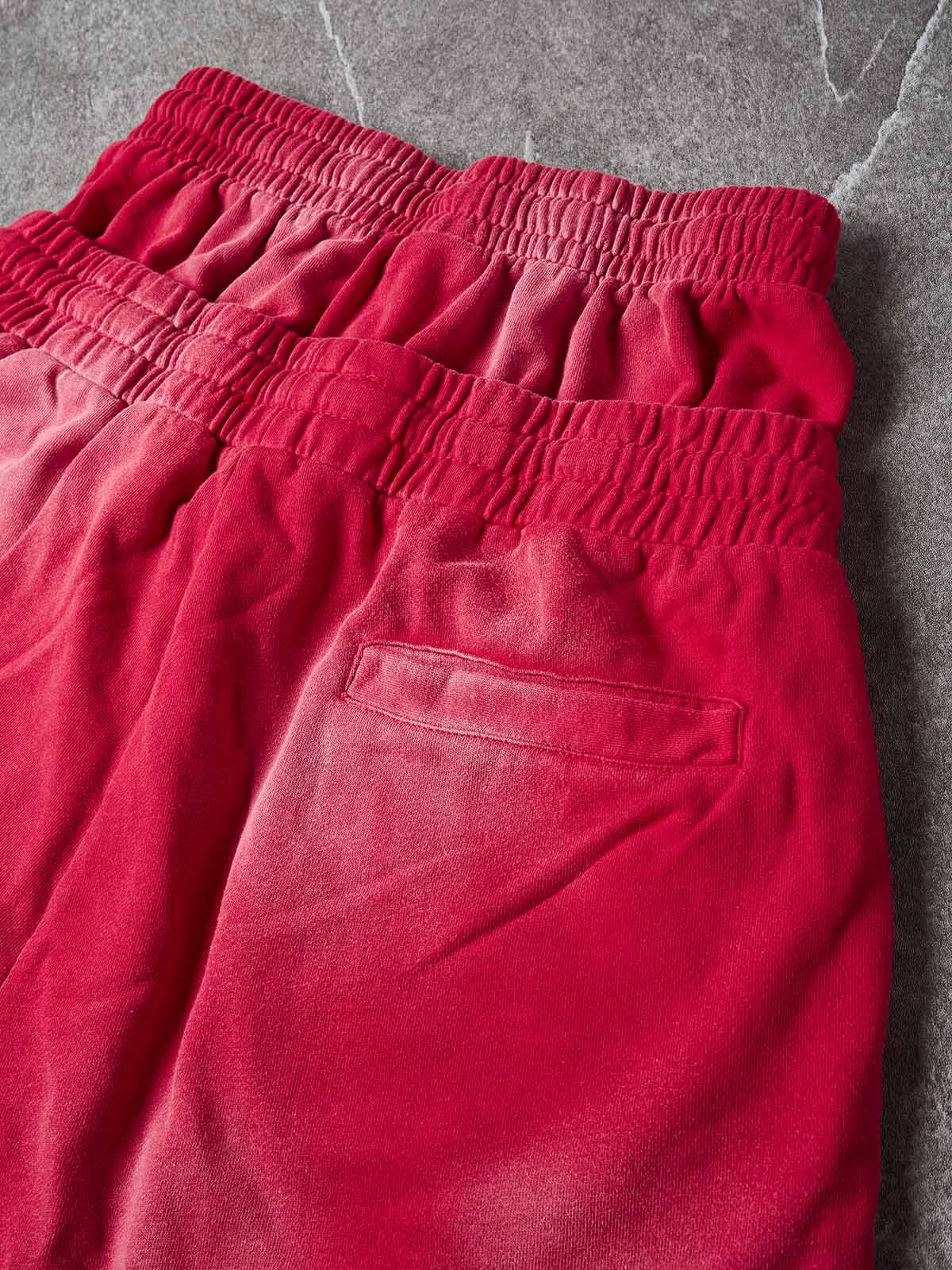 NOISSEY Rhinestone Gothic Cross Heavy Sweat Shorts - 4 Colors Available