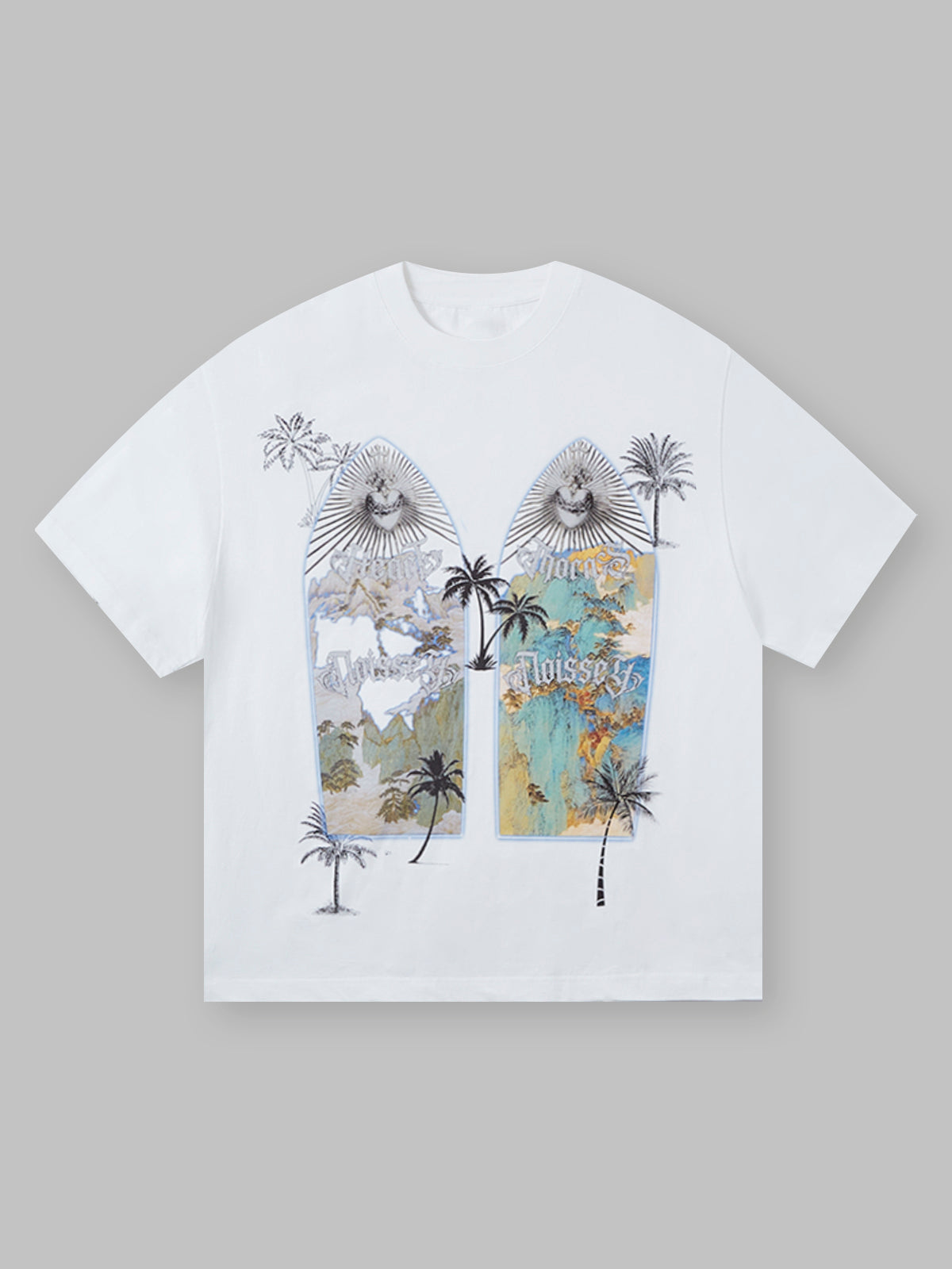 OBSTACLES & DANGERS© Ink Floral Window T-Shirt