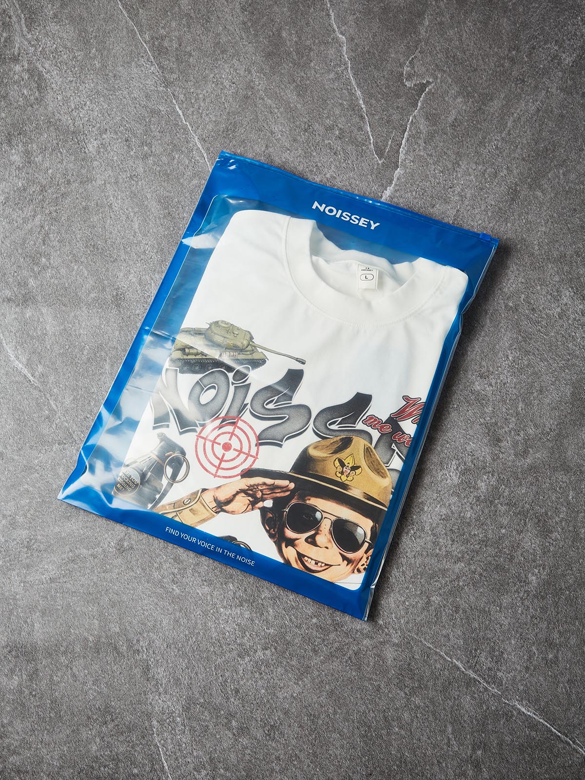 NOISSEY "Bad Boy Scout" Graffiti Art Print Oversized T-Shirt