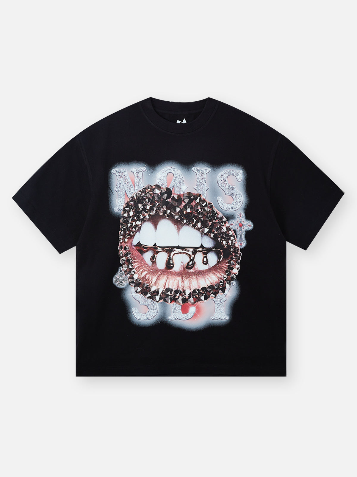 BOUNCE BACK© Noissey Original Diamond Lips Printed T-shirt