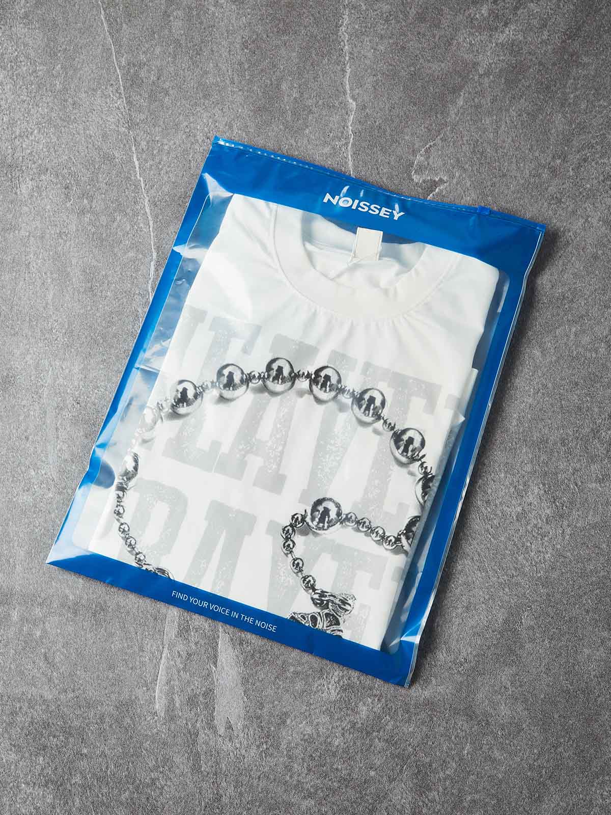 NOISSEY "Heaven Prayer Time" Rosary & Cross Graphic Art Heavyweight T-Shirt