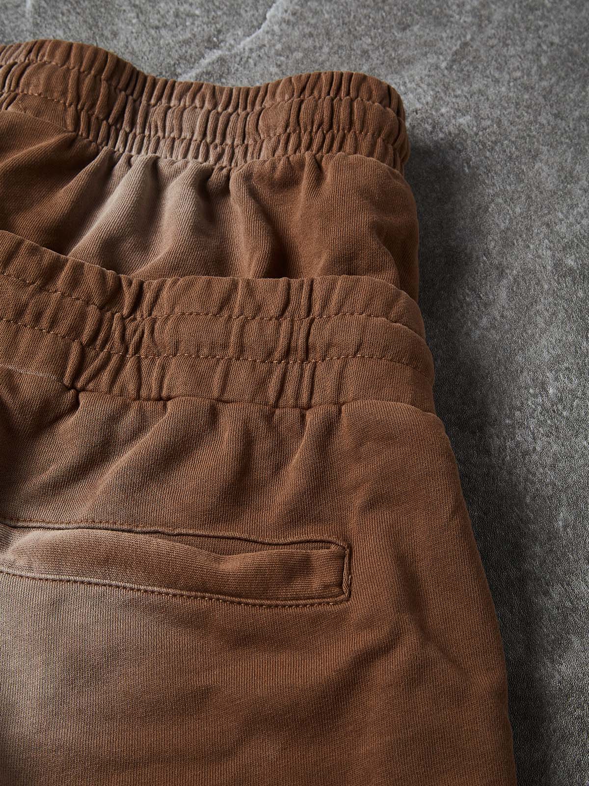 NOISSEY Rhinestone Gothic Cross Heavy Sweat Shorts - 4 Colors Available