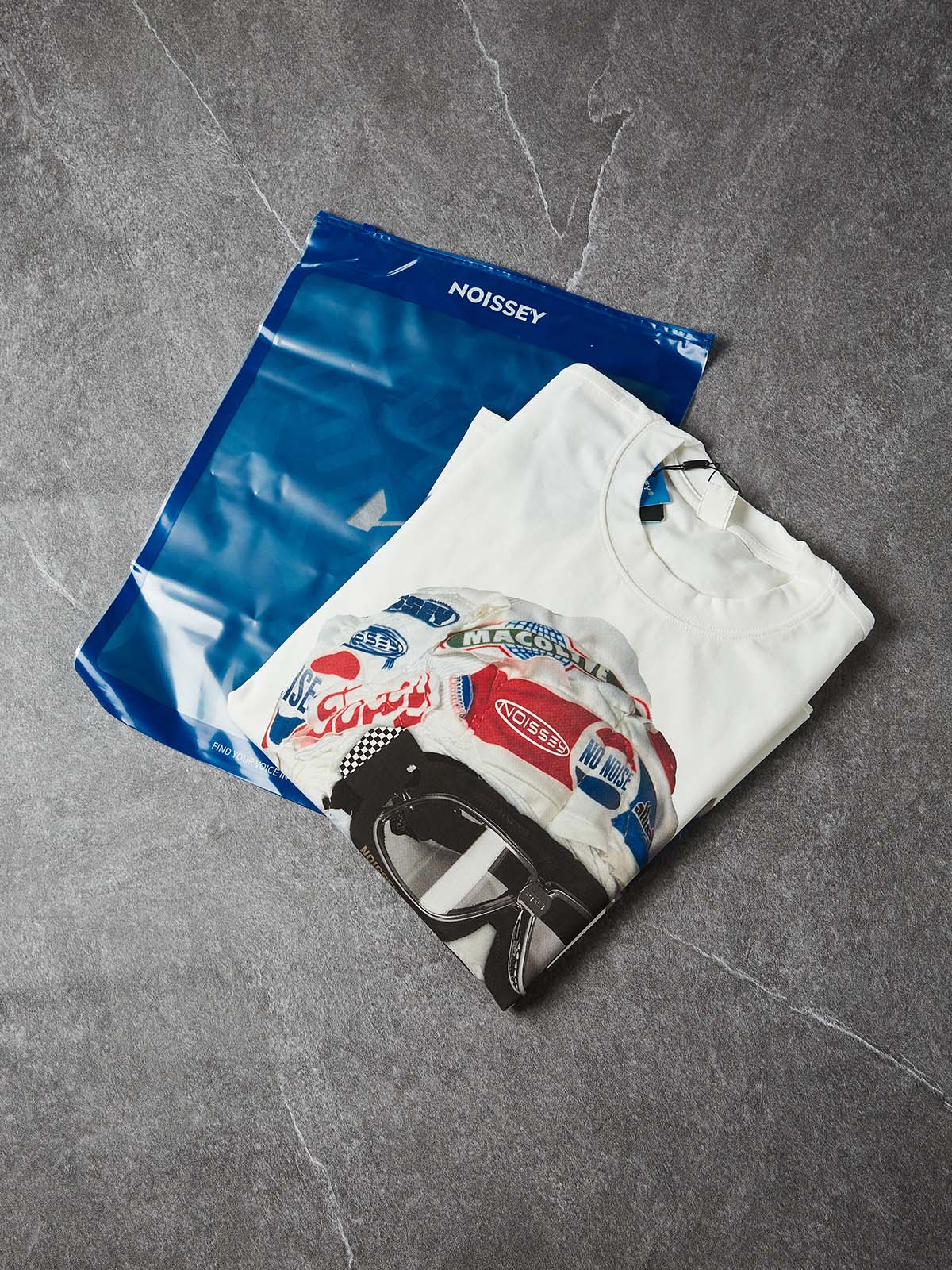 NOISSEY SPEED PHANTOM - RACING MASK GRAFFITI ART LONG SLEEVE TEE