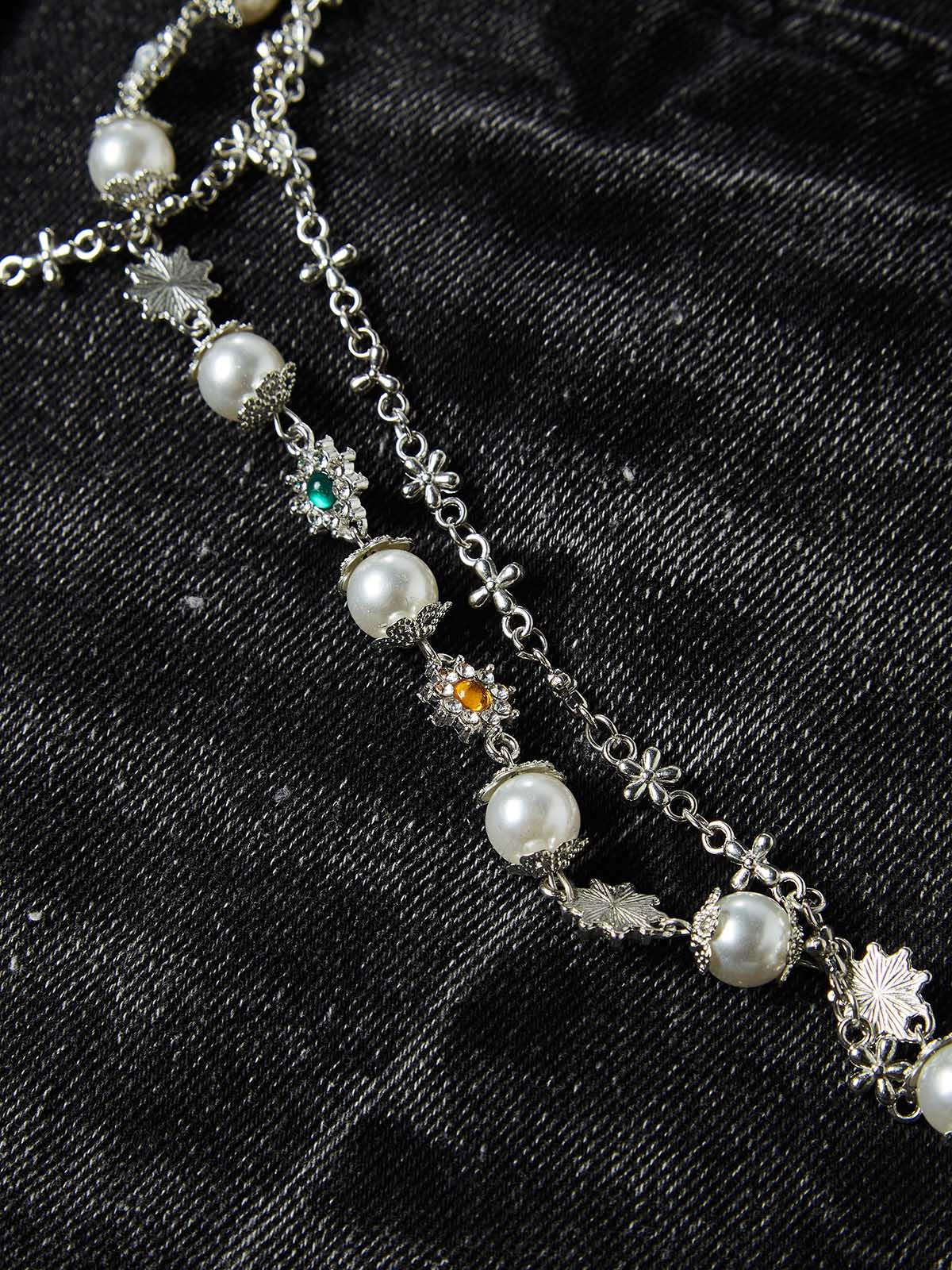 NOISSEY ARCHIVAL WASHED DENIM SHORTS — CHAIN EDITION