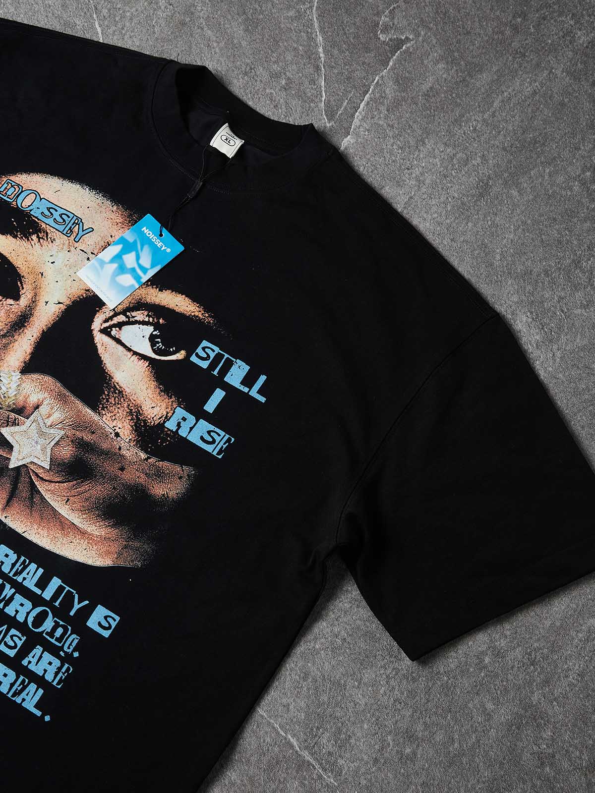 NOISSEY "Only God Can Judge Me" Immortal Legend Faith Angel Art Print Heavyweight T-Shirt