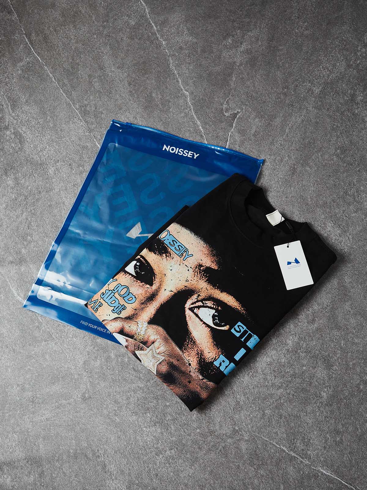 NOISSEY "Only God Can Judge Me" Immortal Legend Faith Angel Art Print Heavyweight T-Shirt