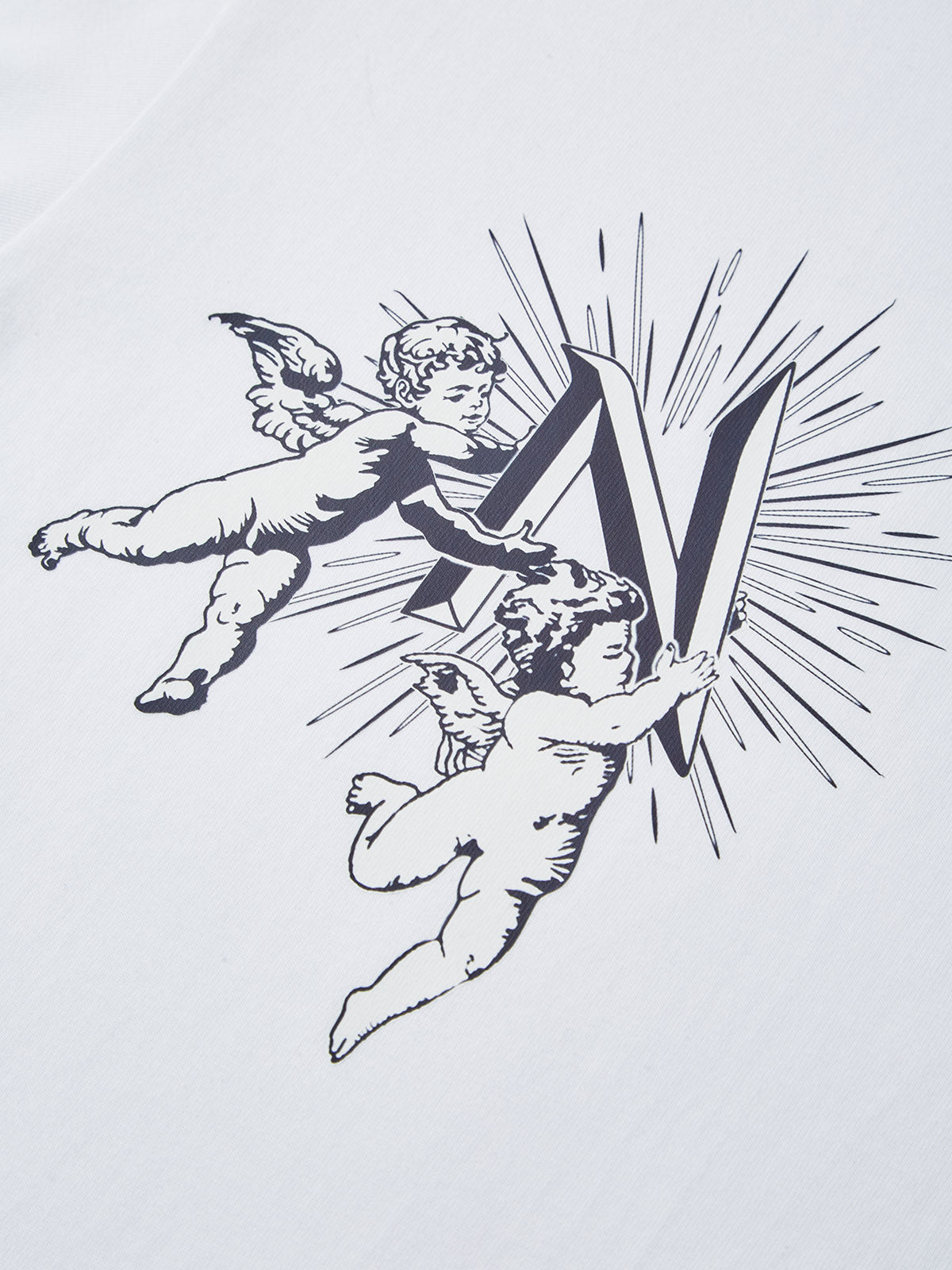 OBSTACLES & DANGERS© Classic Logo and Madonna and Child Casual Tee