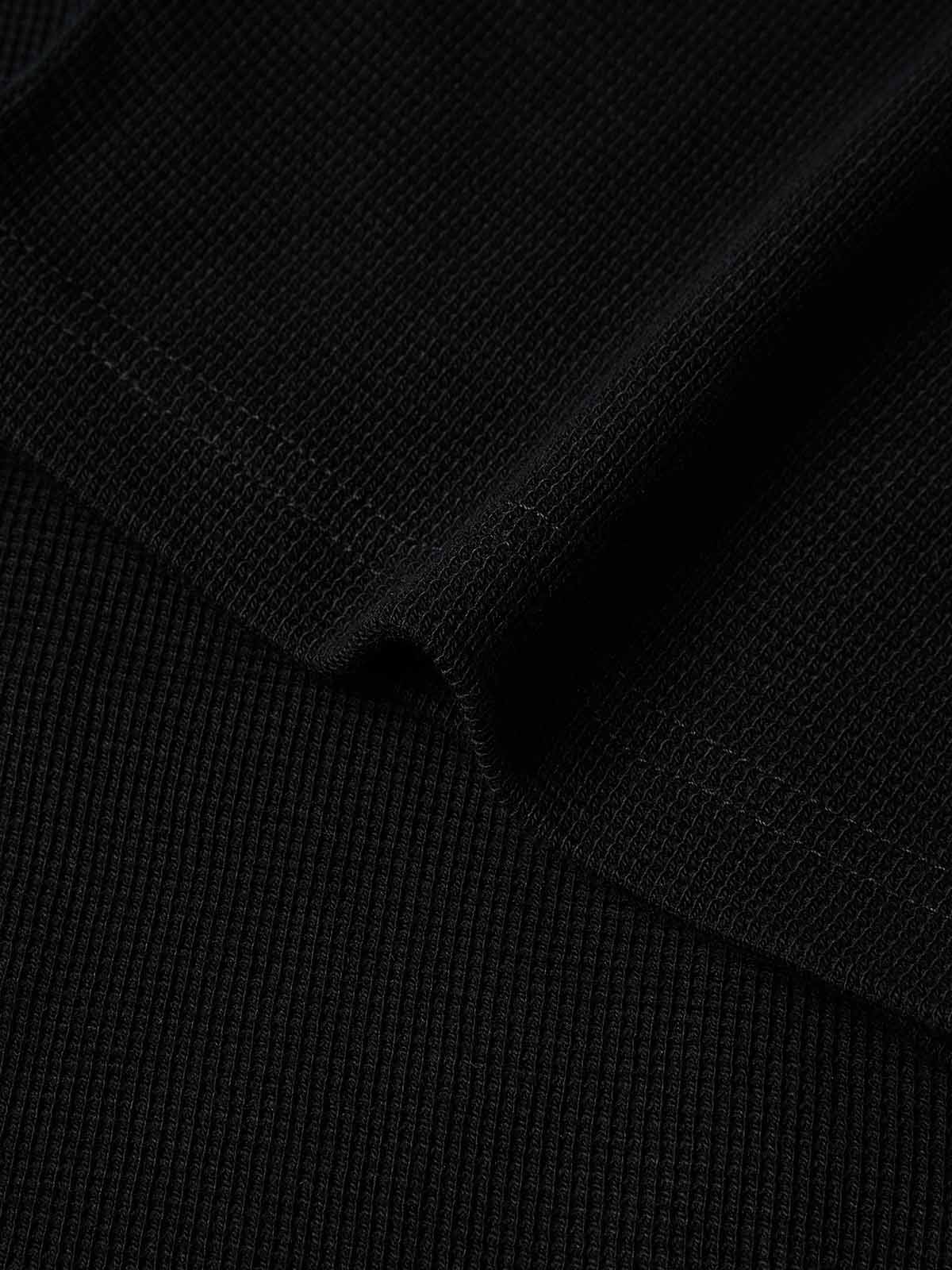 NOISSEY NO TALK BOXY HEAVYWEIGHT PAPARAZZI ART TEE - MIDNIGHT BLACK
