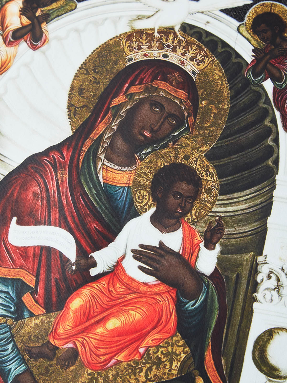 UNKNOWN ALLURE© Black Madonna and Child Mural 300g T-shirt