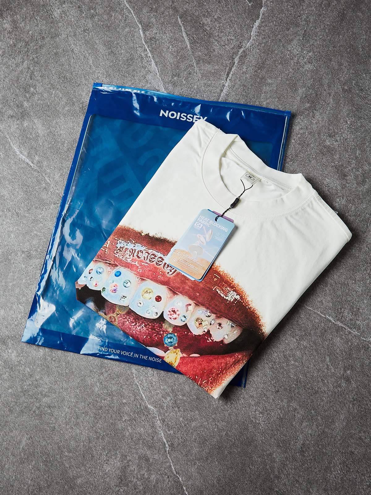 Diamond Cross Grillz" Boxy Oversized Heavyweight Cooling Tee