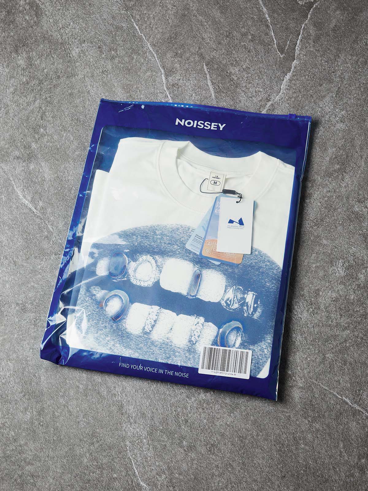 "Double Grillz" Boxy Heavyweight Cooling Tee - White