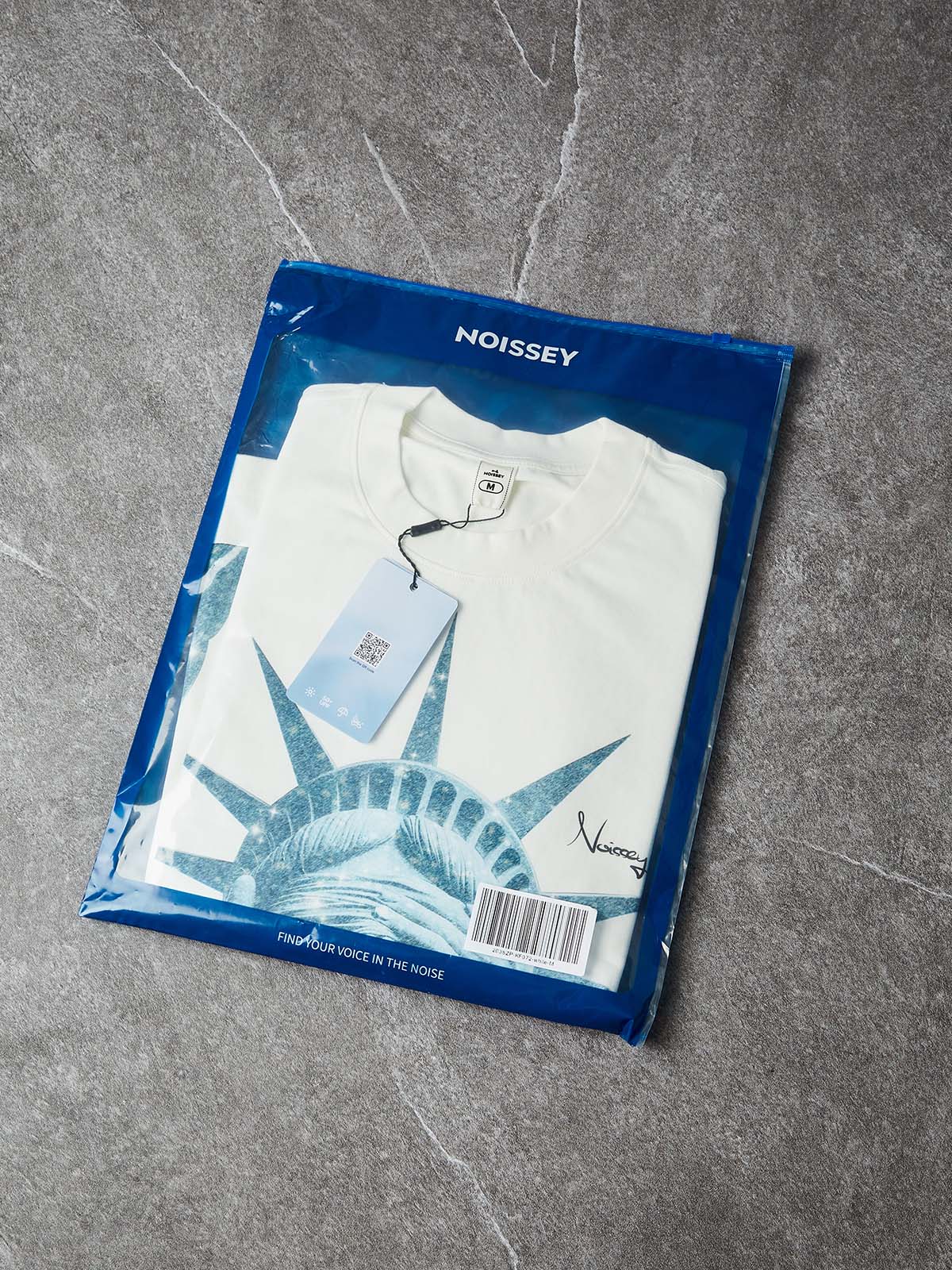 NOISSEY Liberty Blinded Boxy Diamond Heavyweight Cooling Tee