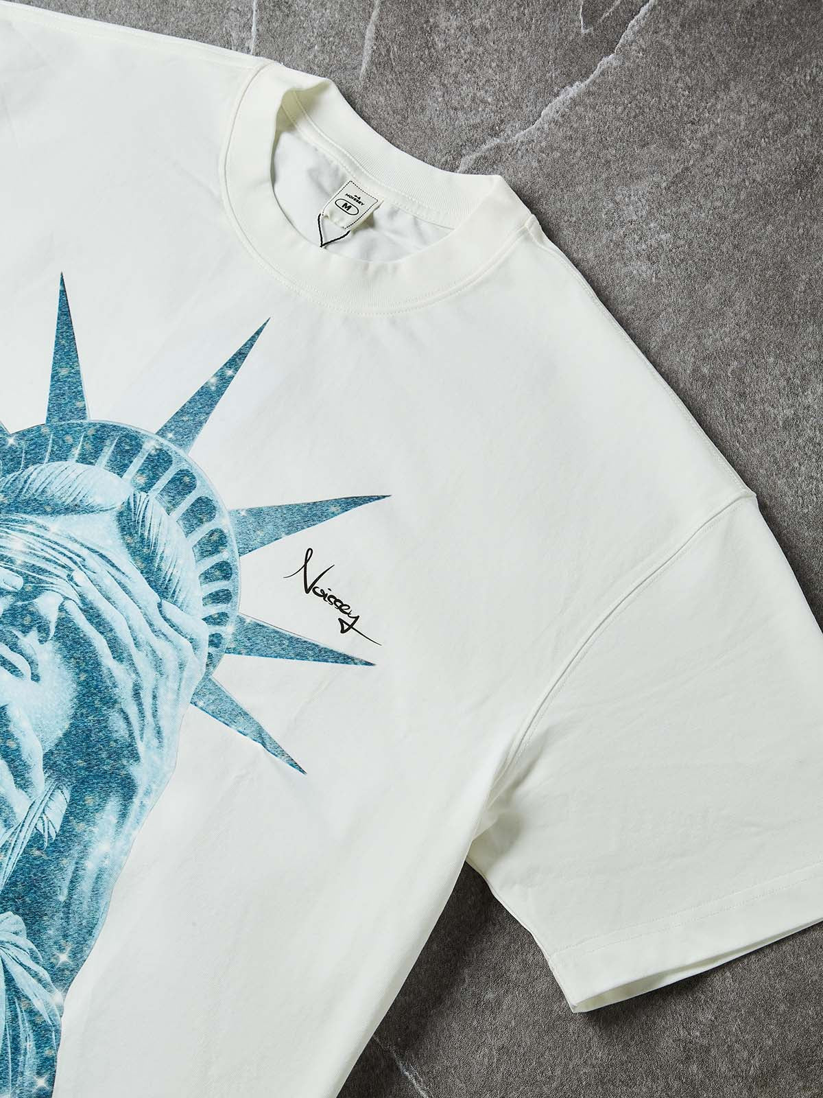 NOISSEY Liberty Blinded Boxy Diamond Heavyweight Cooling Tee
