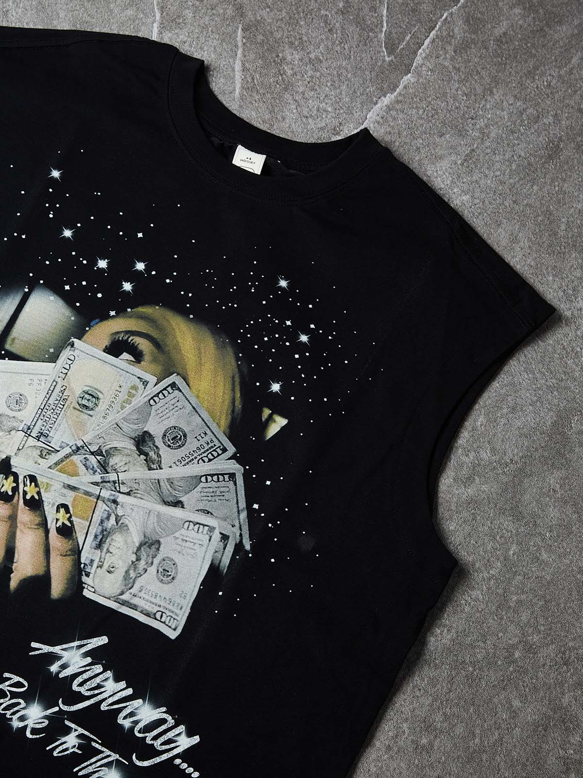 NOISSEY "STARLIGHT CRUISE" MIDNIGHT GLOW ART PRINT TANK TOP