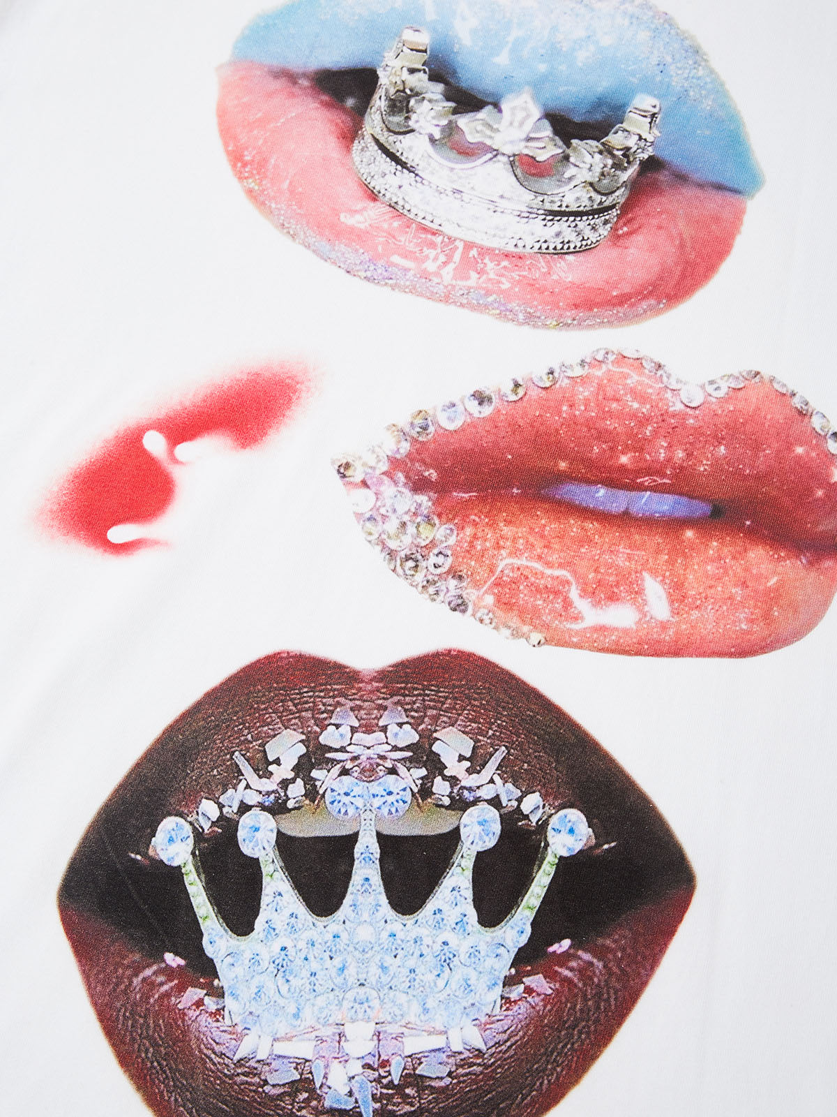 BOUNCE BACK© Diamond Lips Sexy Printed T-shirt
