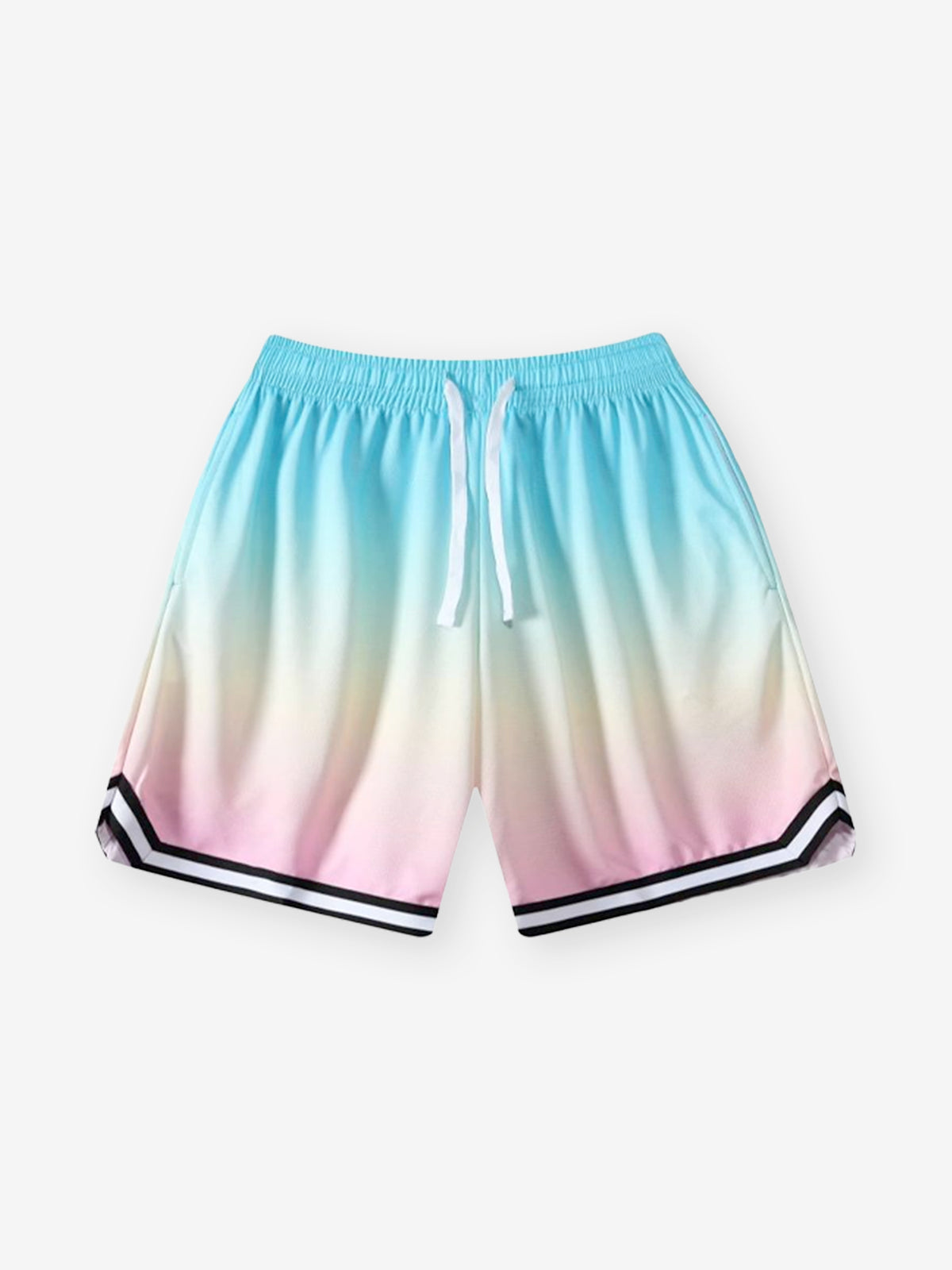 BOUNCE BACK© gradient color breathable sports shorts