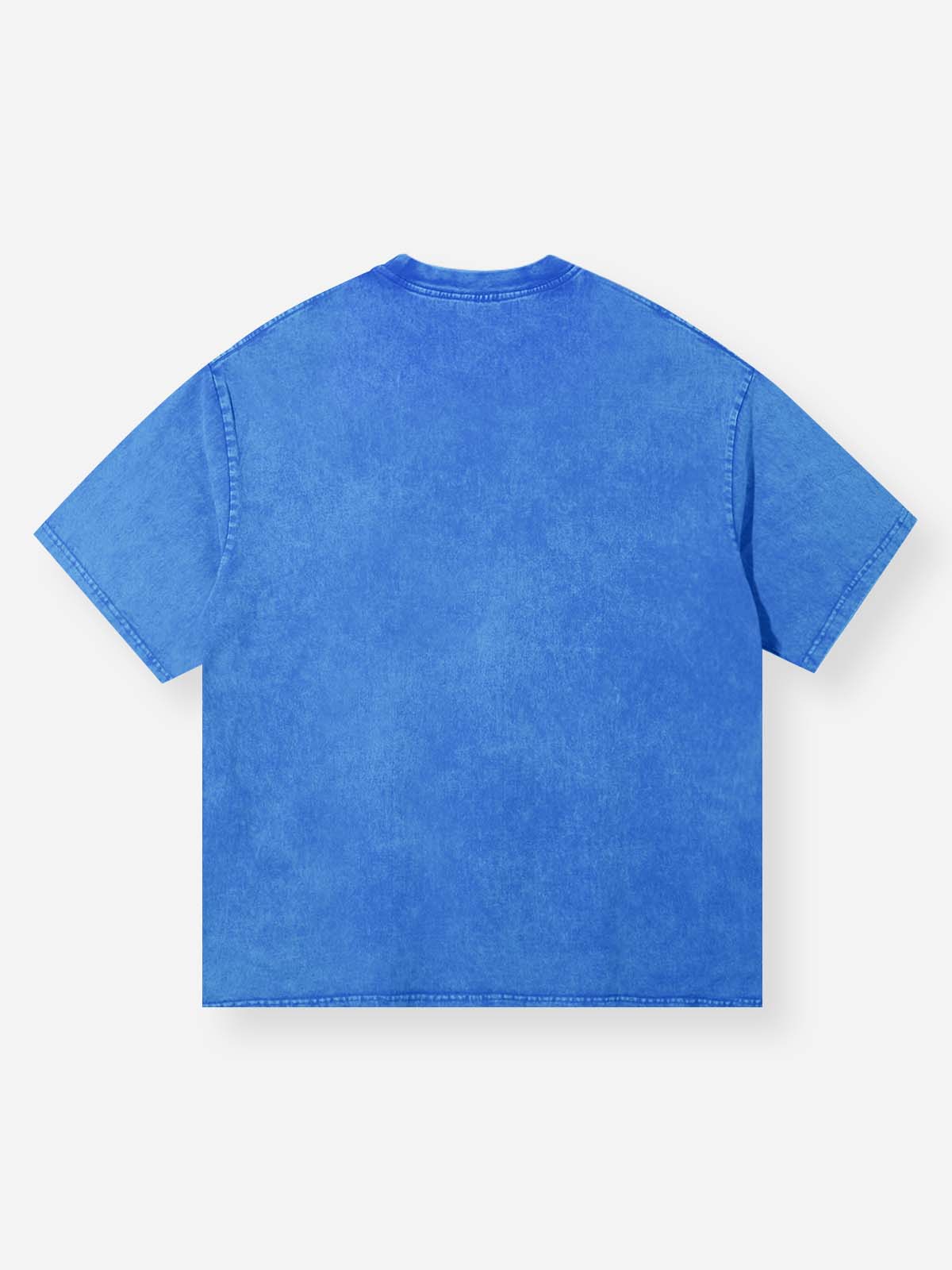 NOISSEY Vintage Washed Street Icon Portrait Heavyweight T-Shirt - Washed Blue