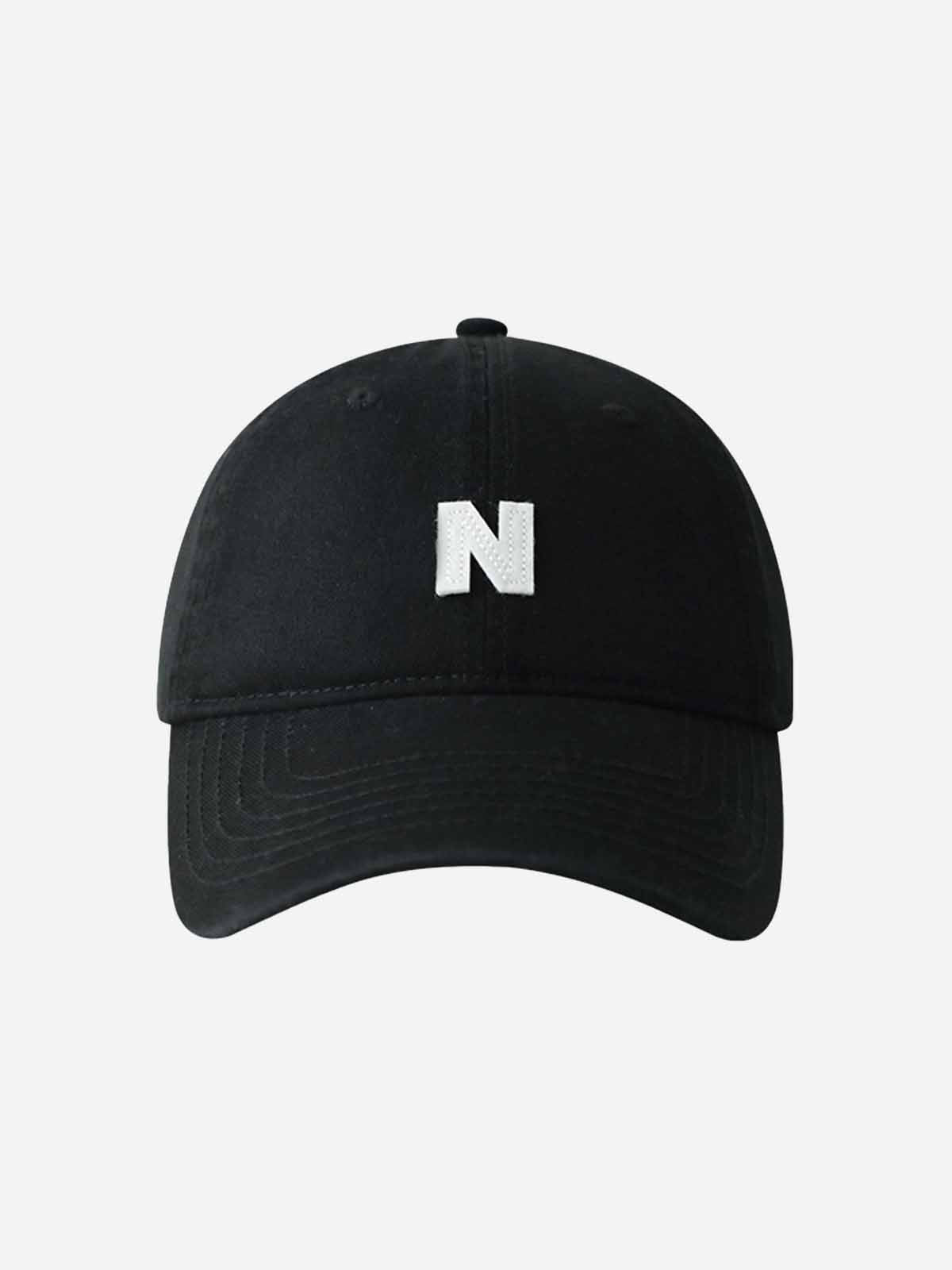 Versatile N-Letter Soft-Crown Baseball Cap