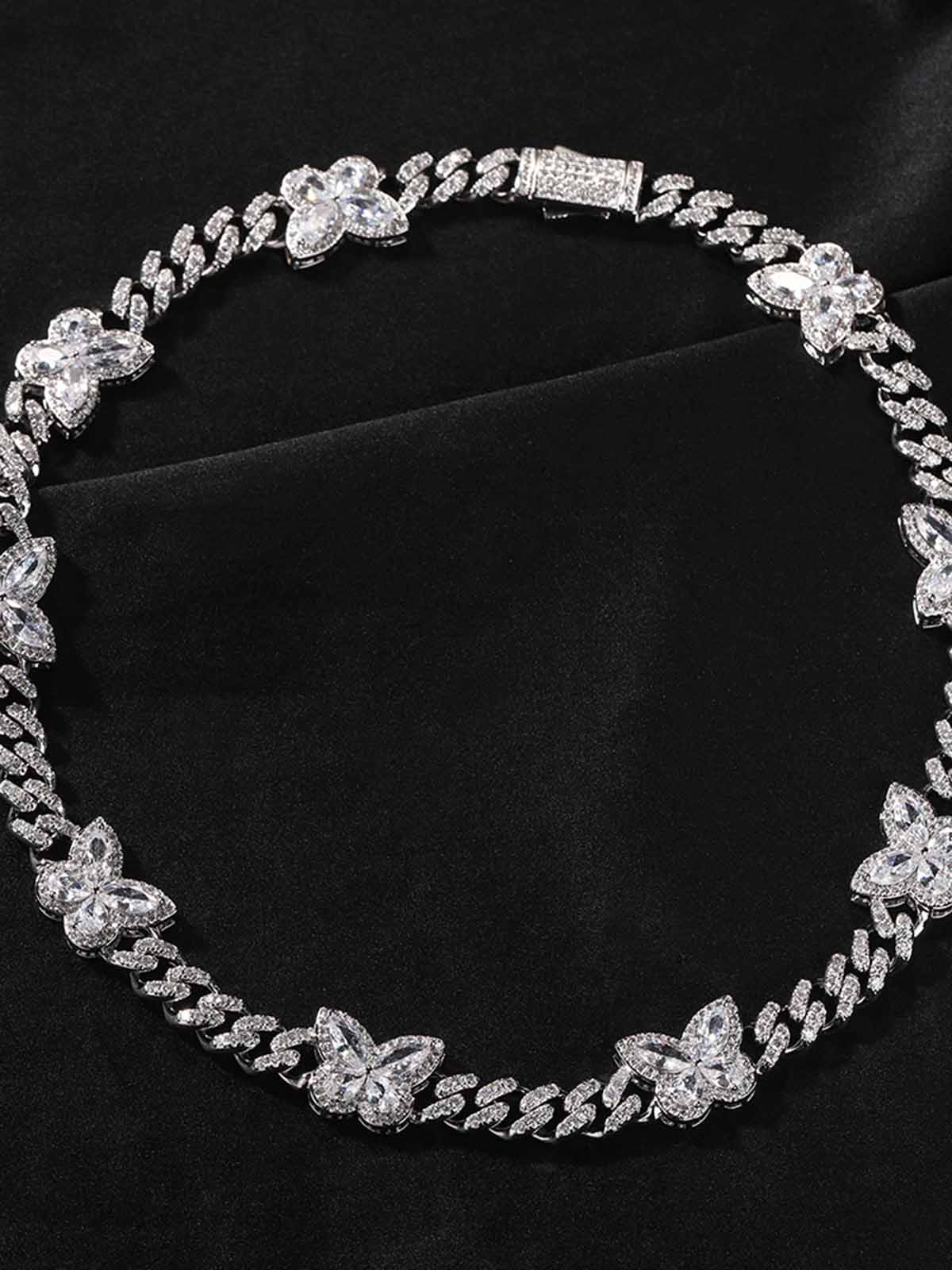 Light-Luxe Cubic Zirconia Butterfly Design accessories