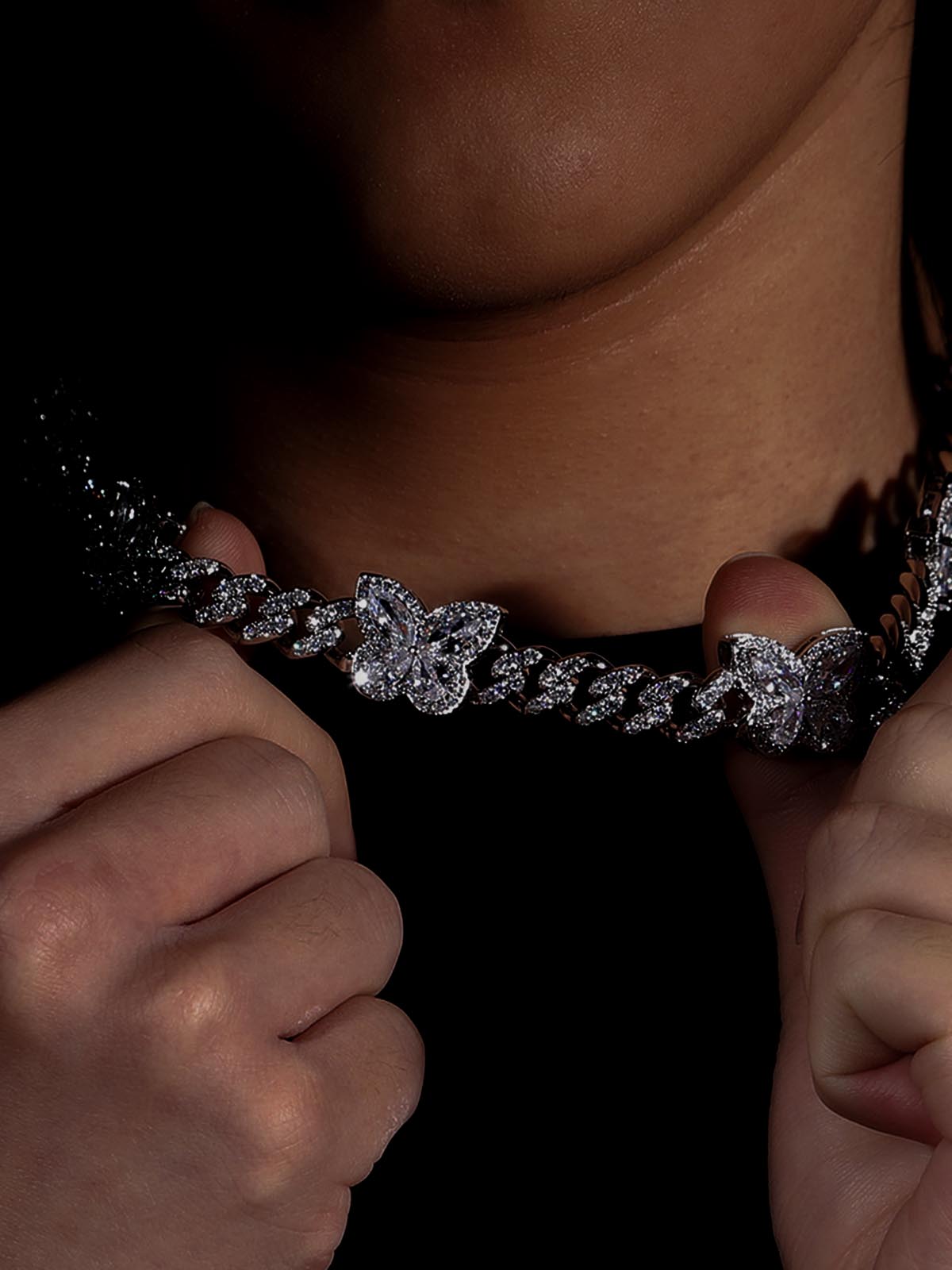 Light-Luxe Cubic Zirconia Butterfly Design accessories