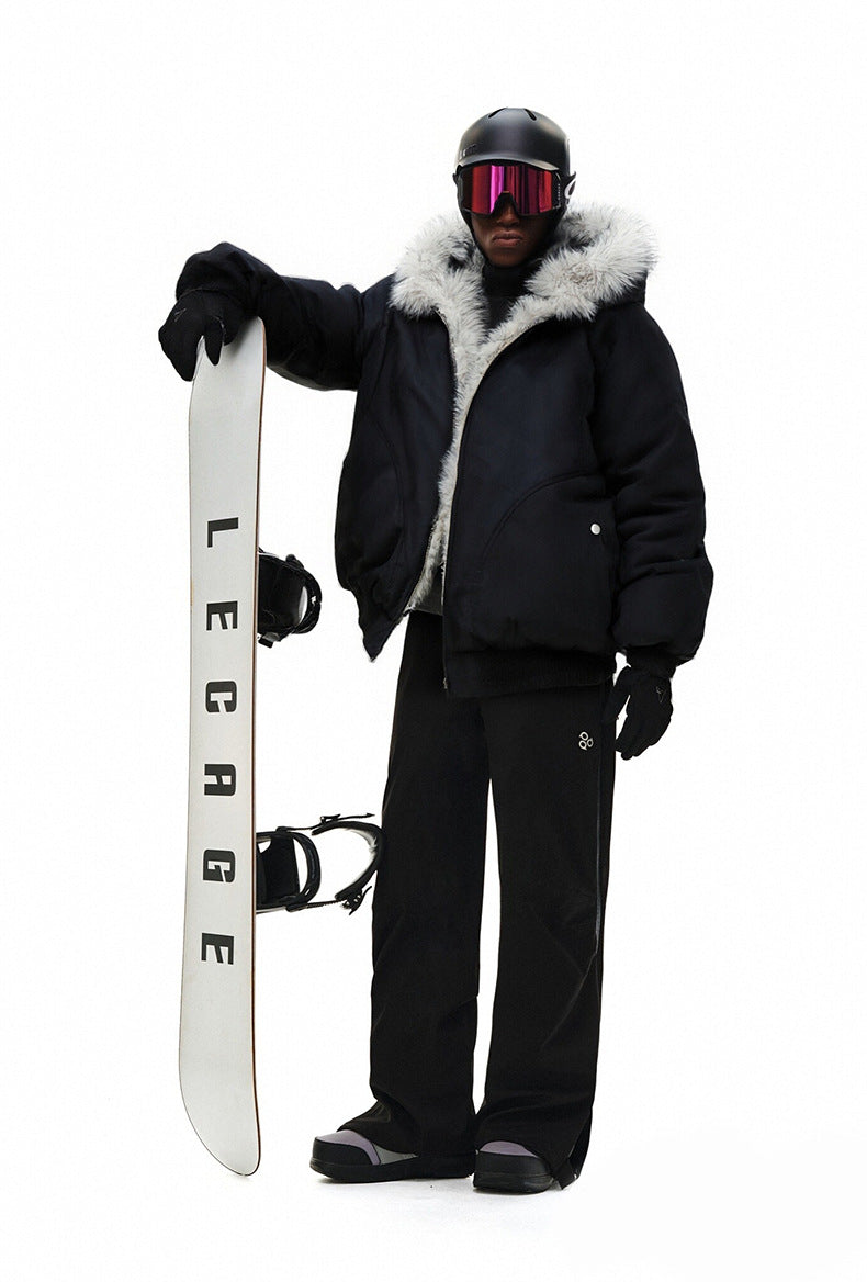 Windproof and Water-repellent Hooded Warm Jacket