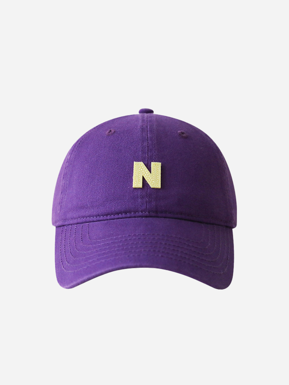 Versatile N-Letter Soft-Crown Baseball Cap