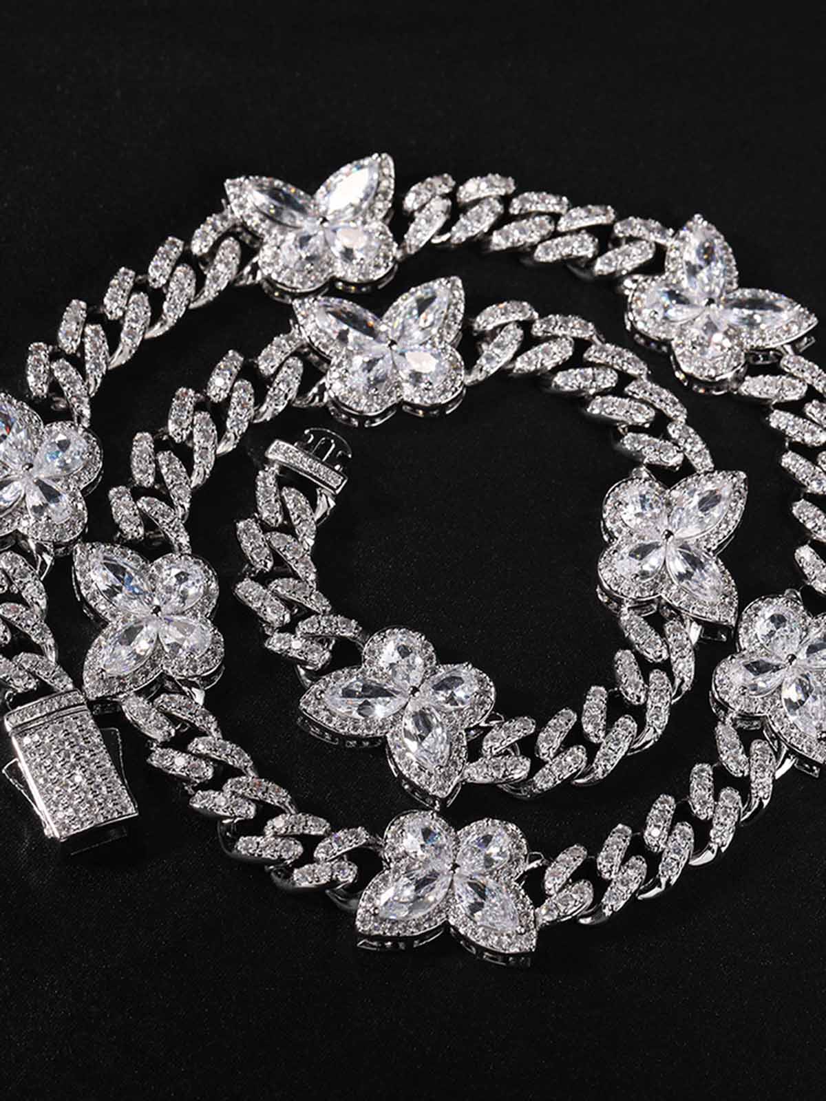 Light-Luxe Cubic Zirconia Butterfly Design accessories