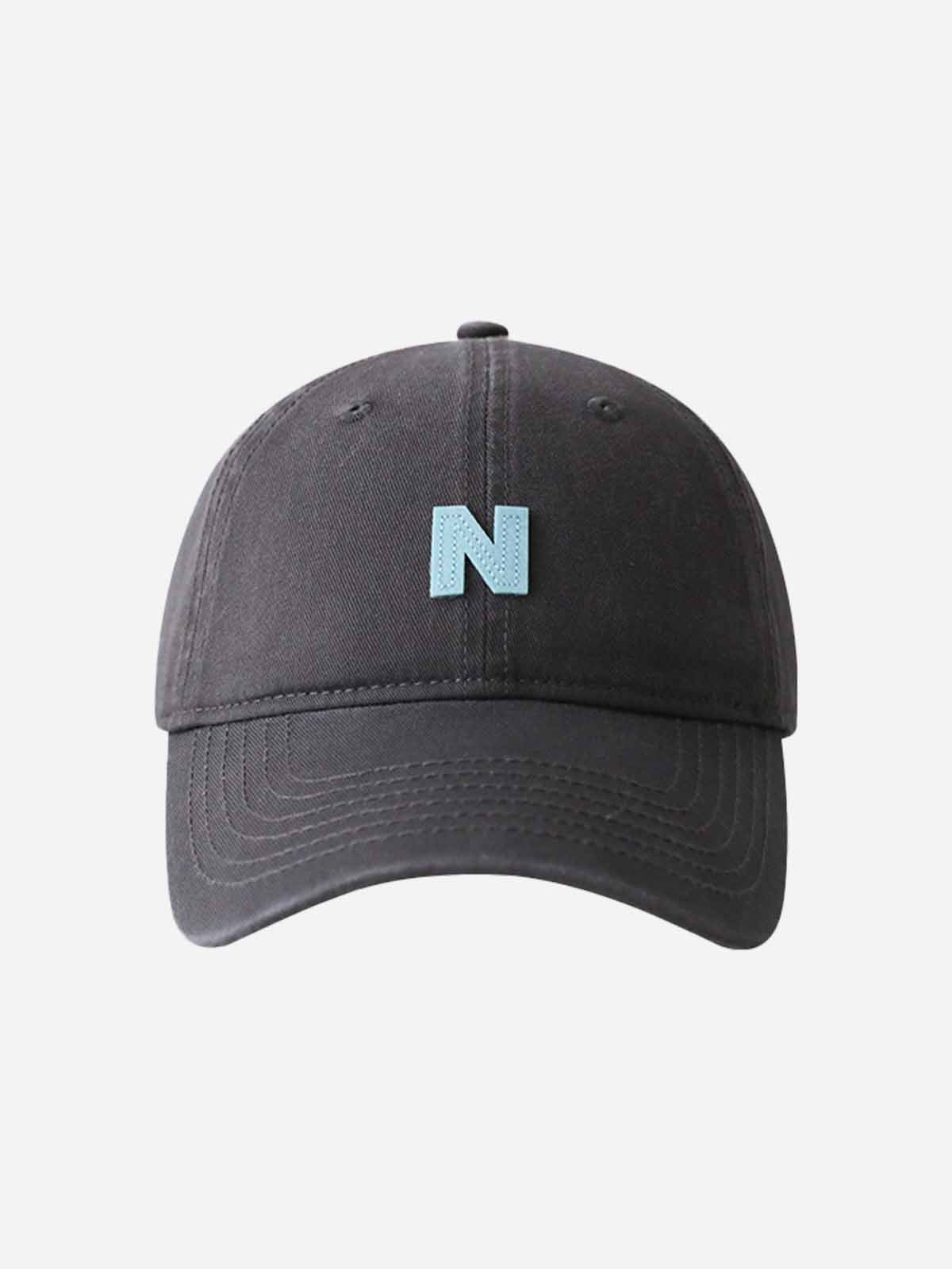 Versatile N-Letter Soft-Crown Baseball Cap
