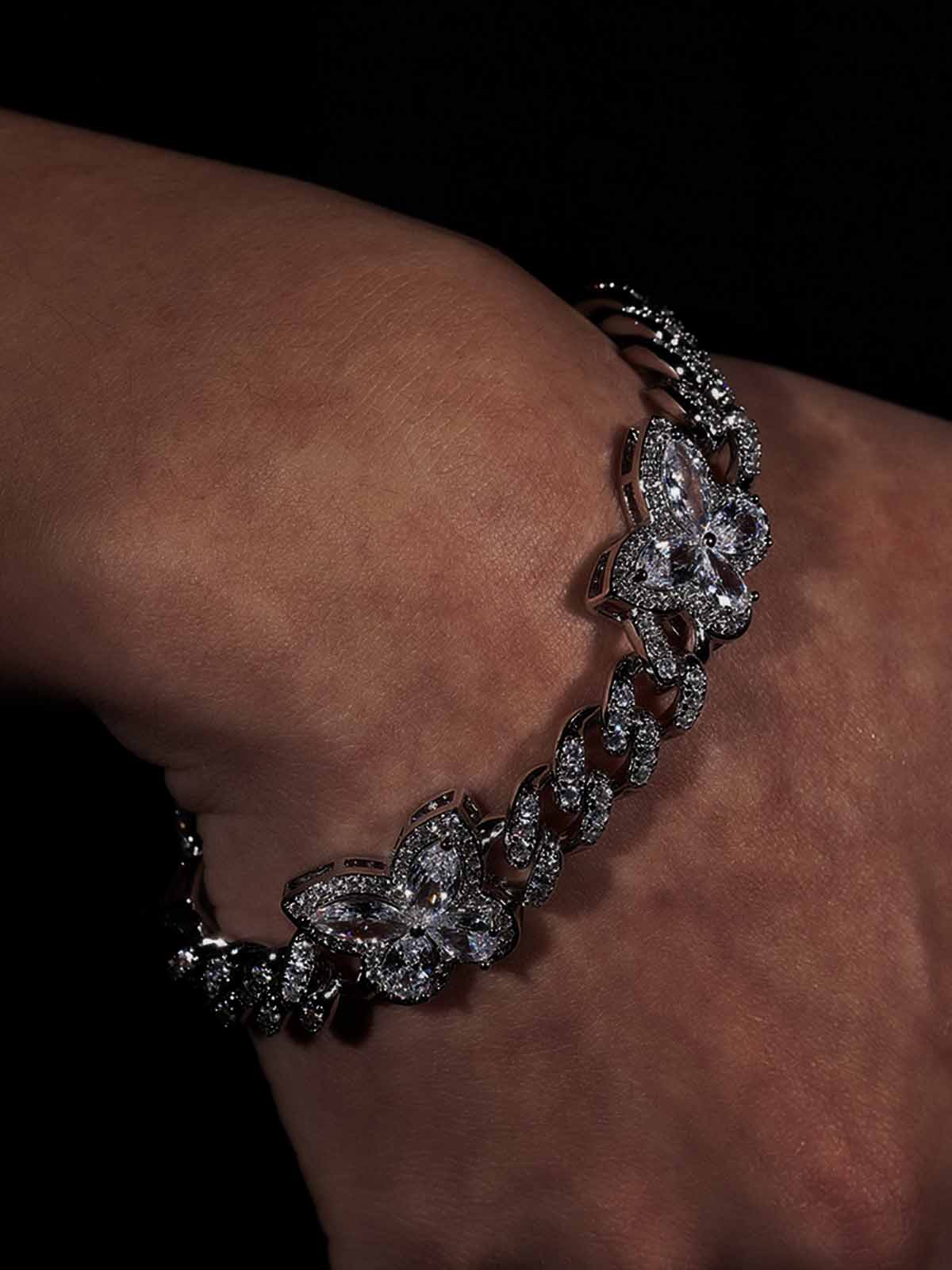 Light-Luxe Cubic Zirconia Butterfly Design accessories