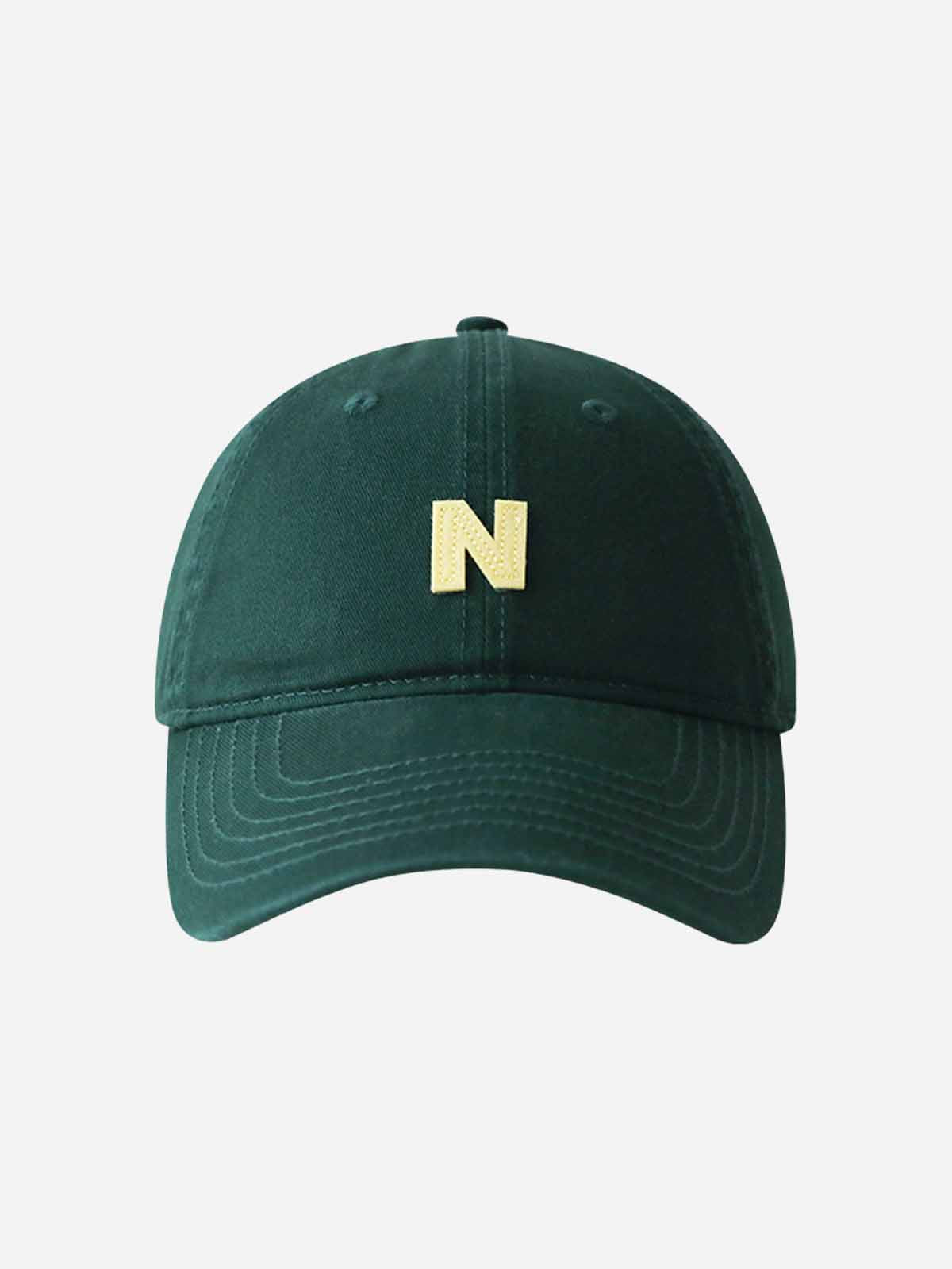 Versatile N-Letter Soft-Crown Baseball Cap