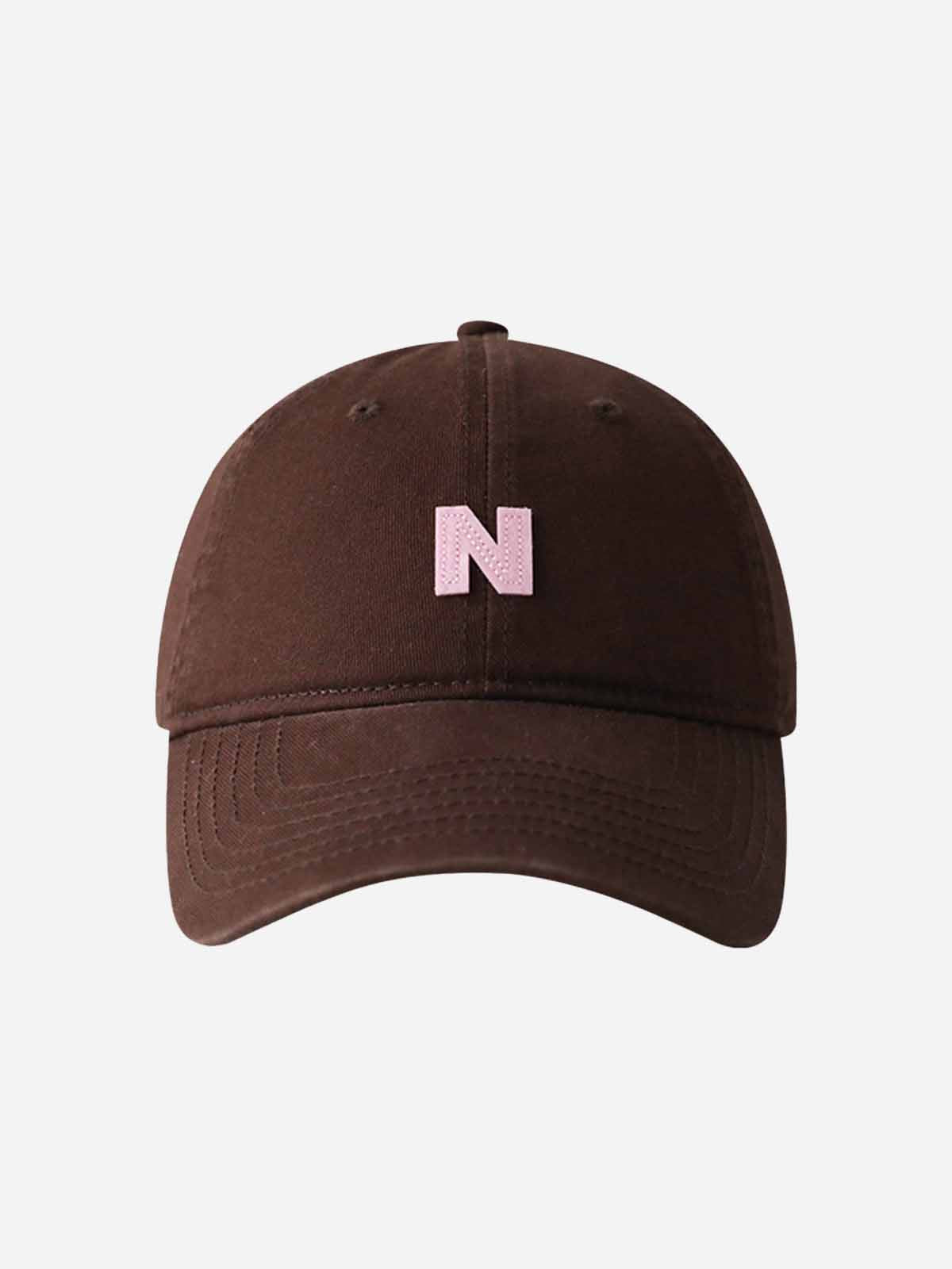 Versatile N-Letter Soft-Crown Baseball Cap