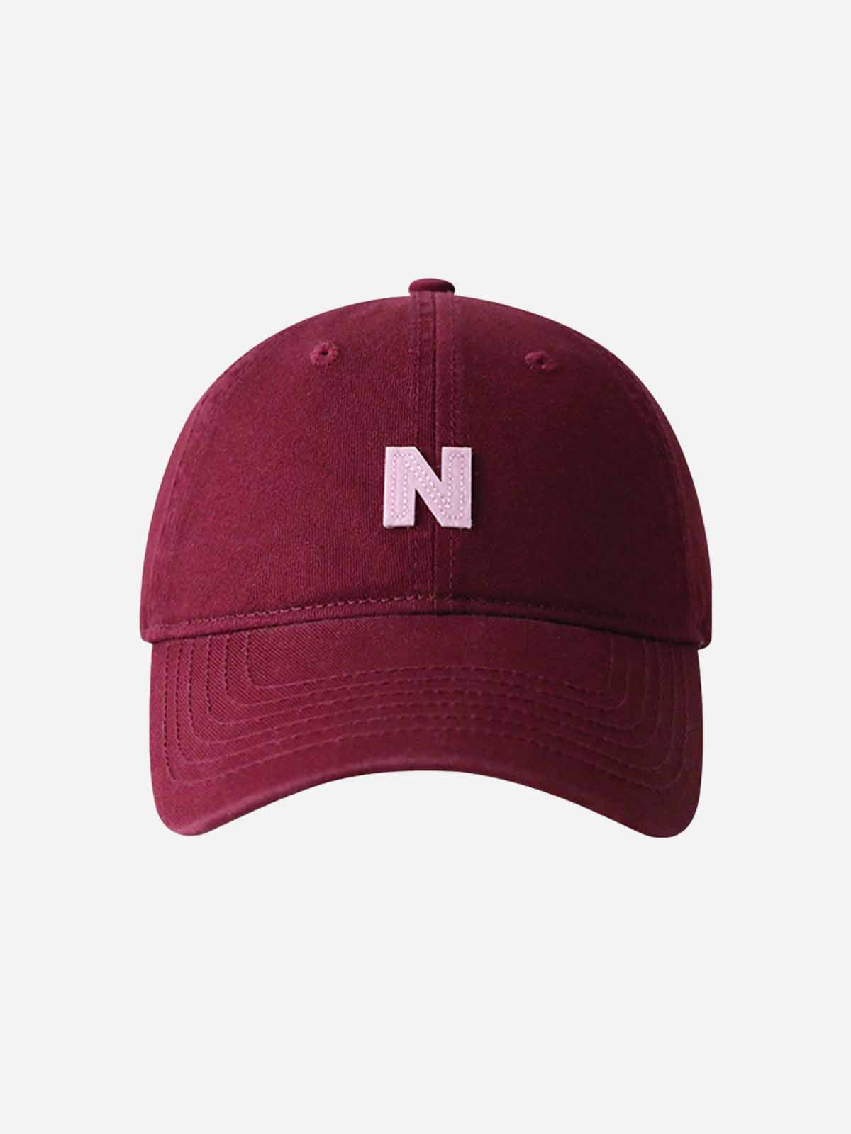 Versatile N-Letter Soft-Crown Baseball Cap
