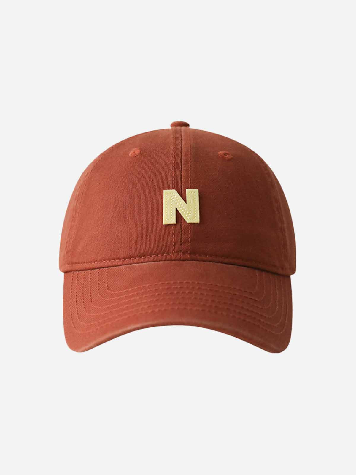 Versatile N-Letter Soft-Crown Baseball Cap