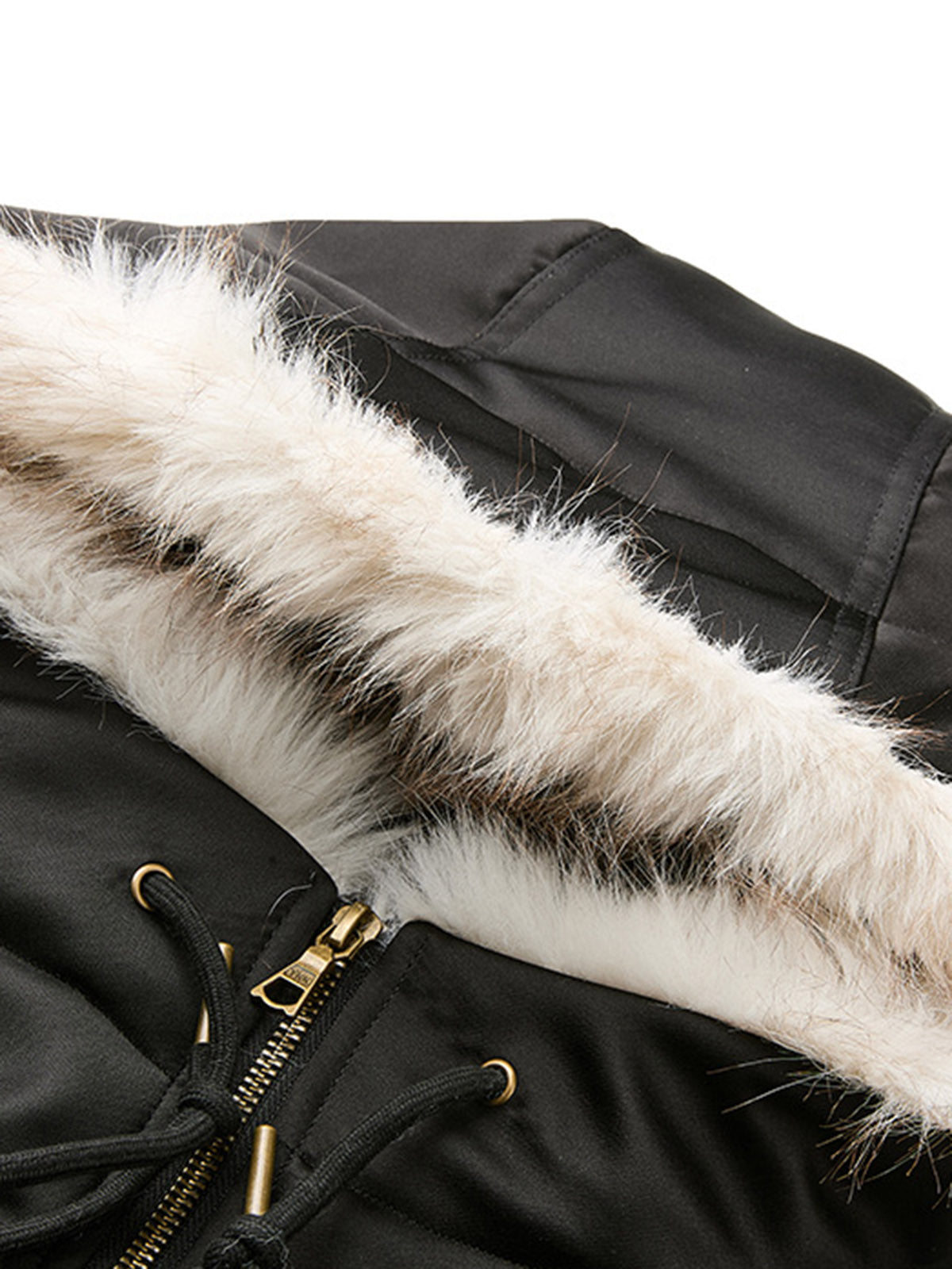 Hooded Short and Wide Thickened Warm Cotton-padded Jacket