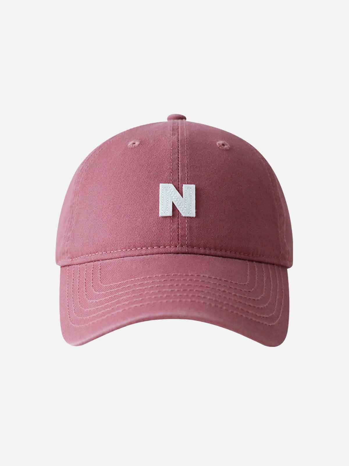 Versatile N-Letter Soft-Crown Baseball Cap
