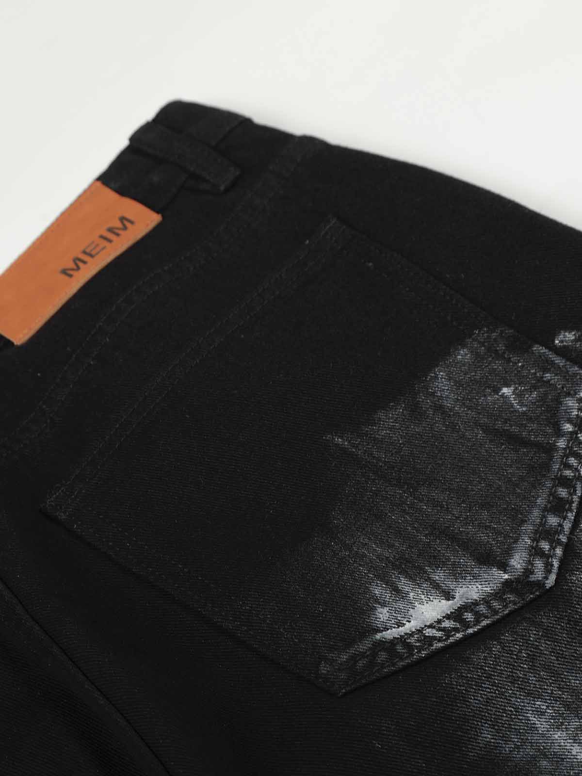 Heavy-duty Saber-curve Jeans