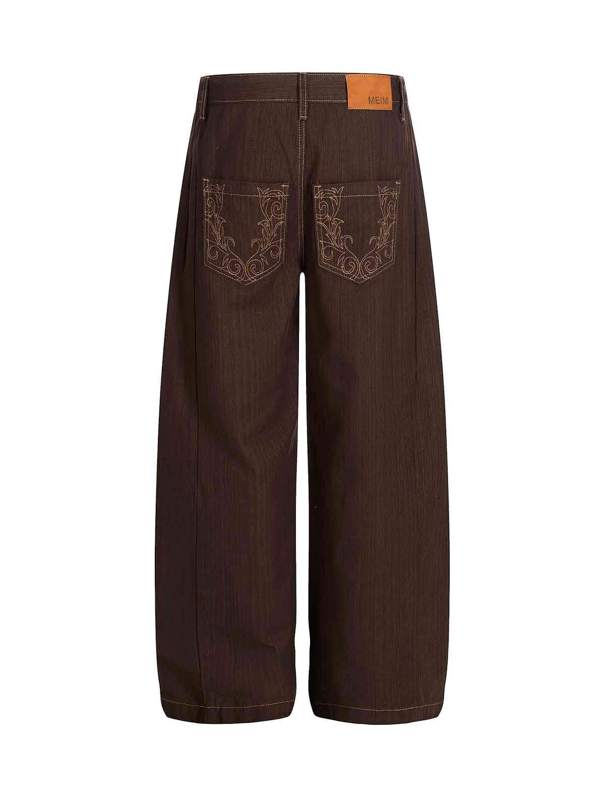 Striped Saber curve Jeans