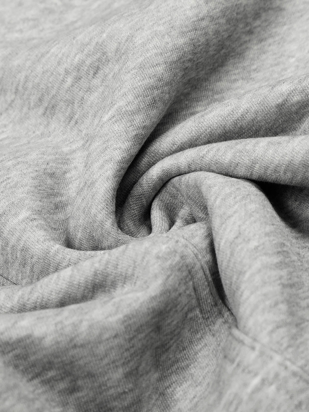 Elastic Waistband Curved-Cut Casual Pants